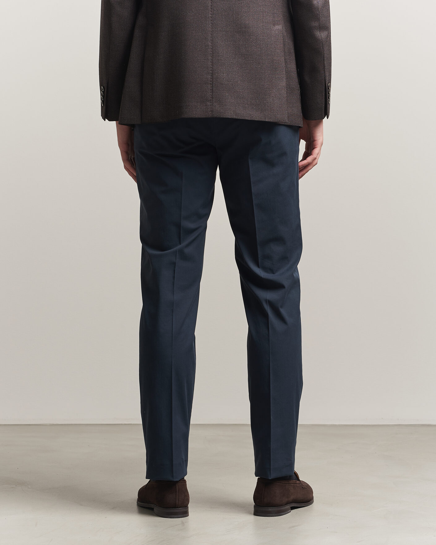 Men | Trousers | Incotex | Regular Fit Comfort Chinos Navy