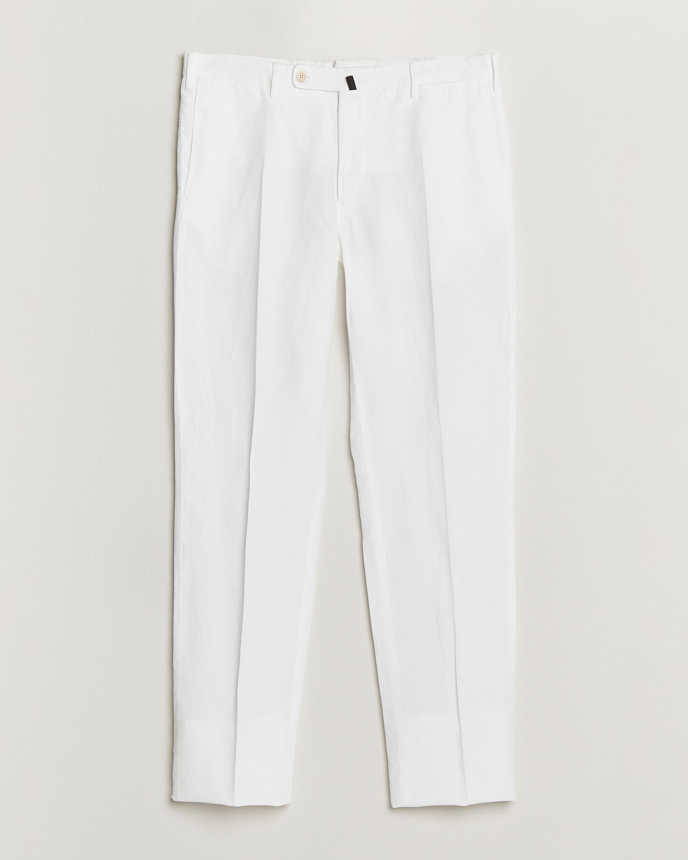 Men | Trousers | Incotex | Regular Fit Chinolino Trousers White