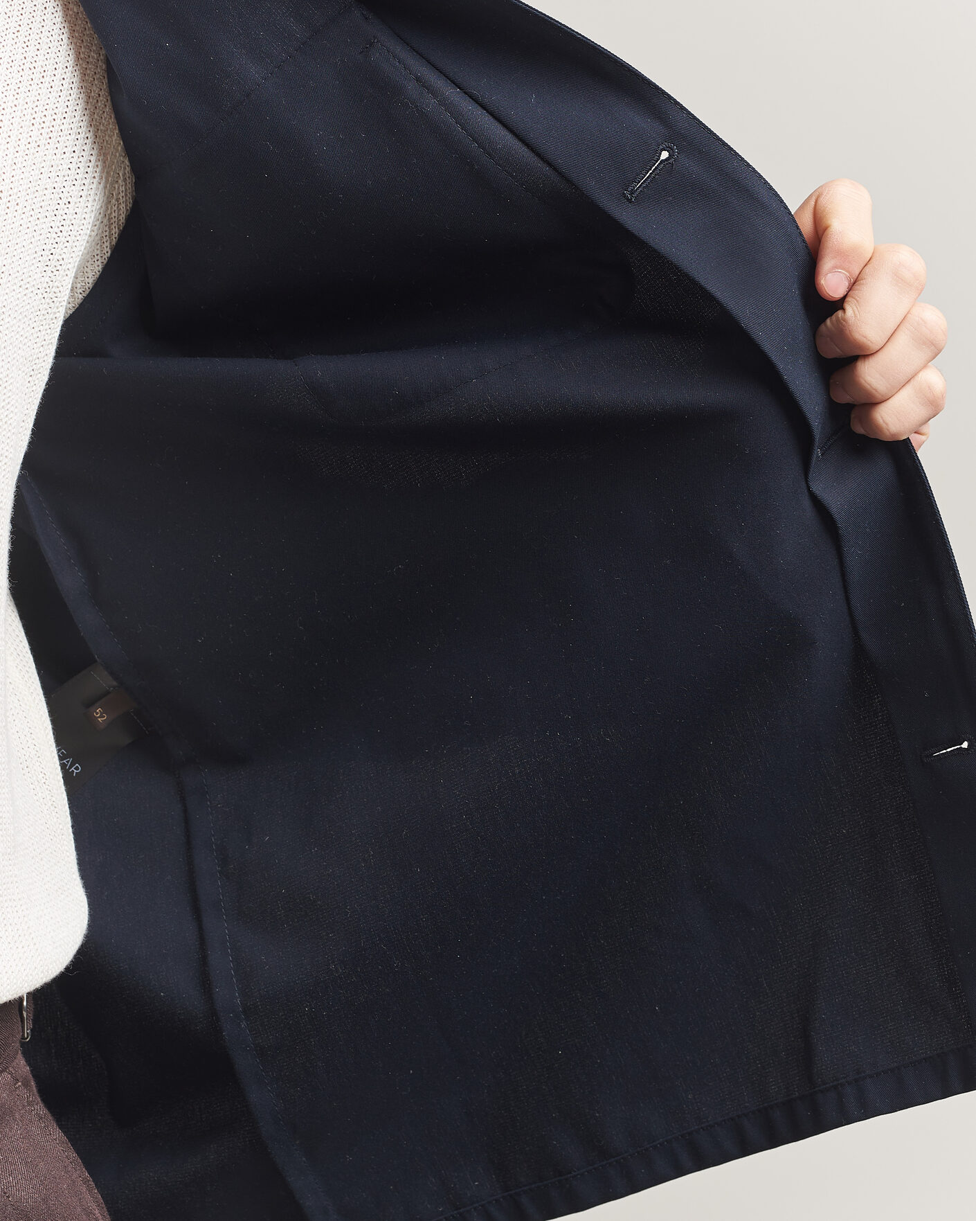 Men | Shirts | Incotex | Ice Cotton Twill Overshirt Navy