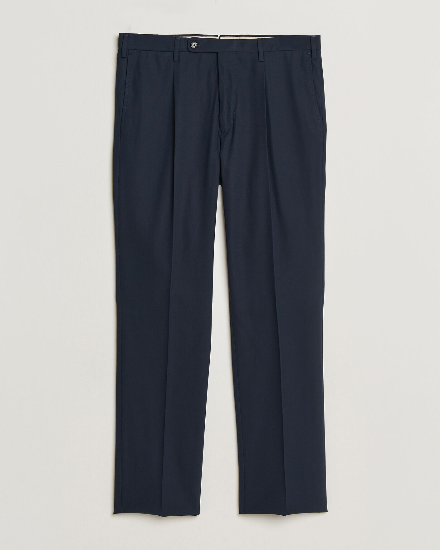 Men | Trousers | Incotex | Ice Cotton Twill Pants Navy