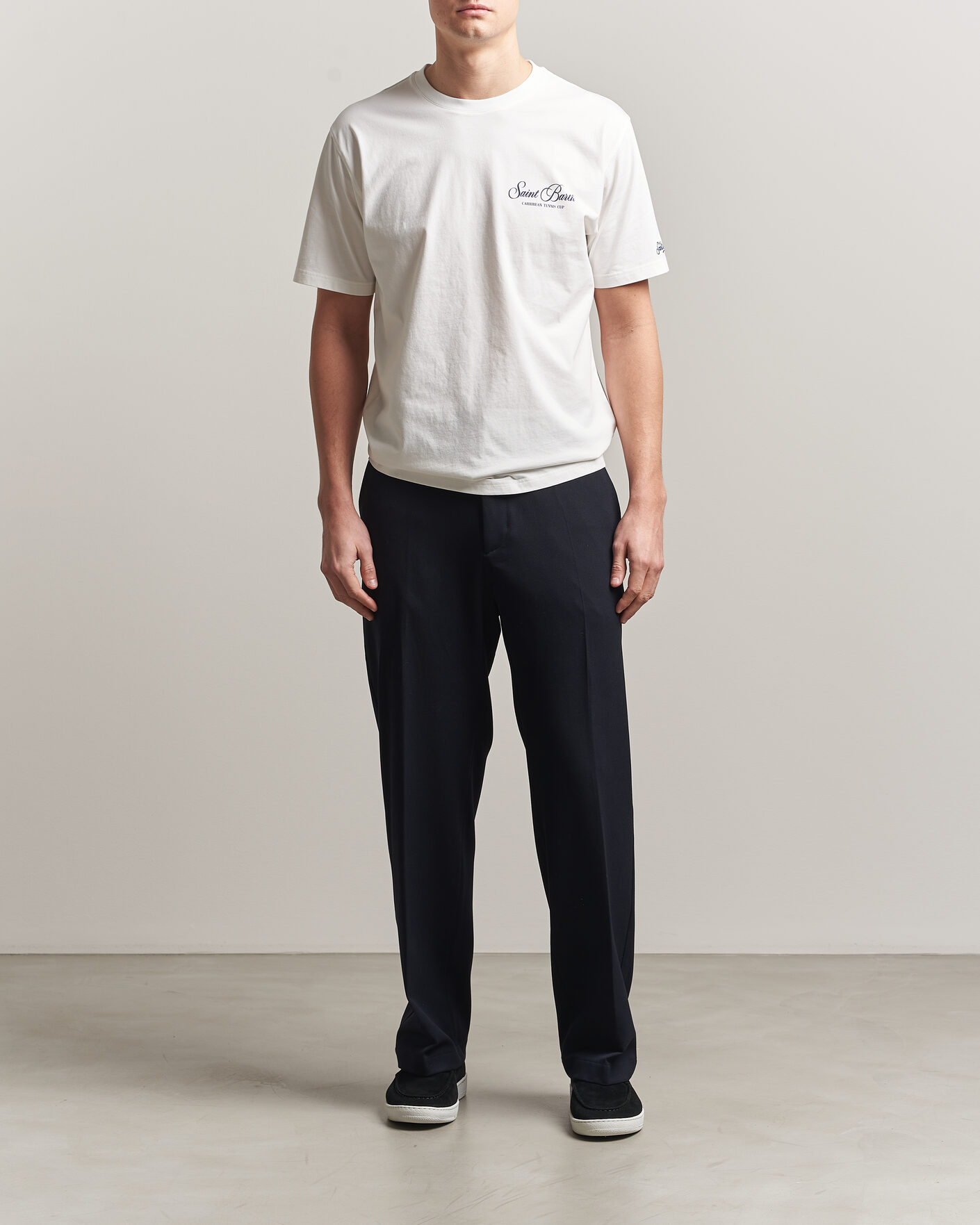 Men | T-Shirts | MC2 Saint Barth | Back Printed Cotton T-Shirt Gustavia Cup