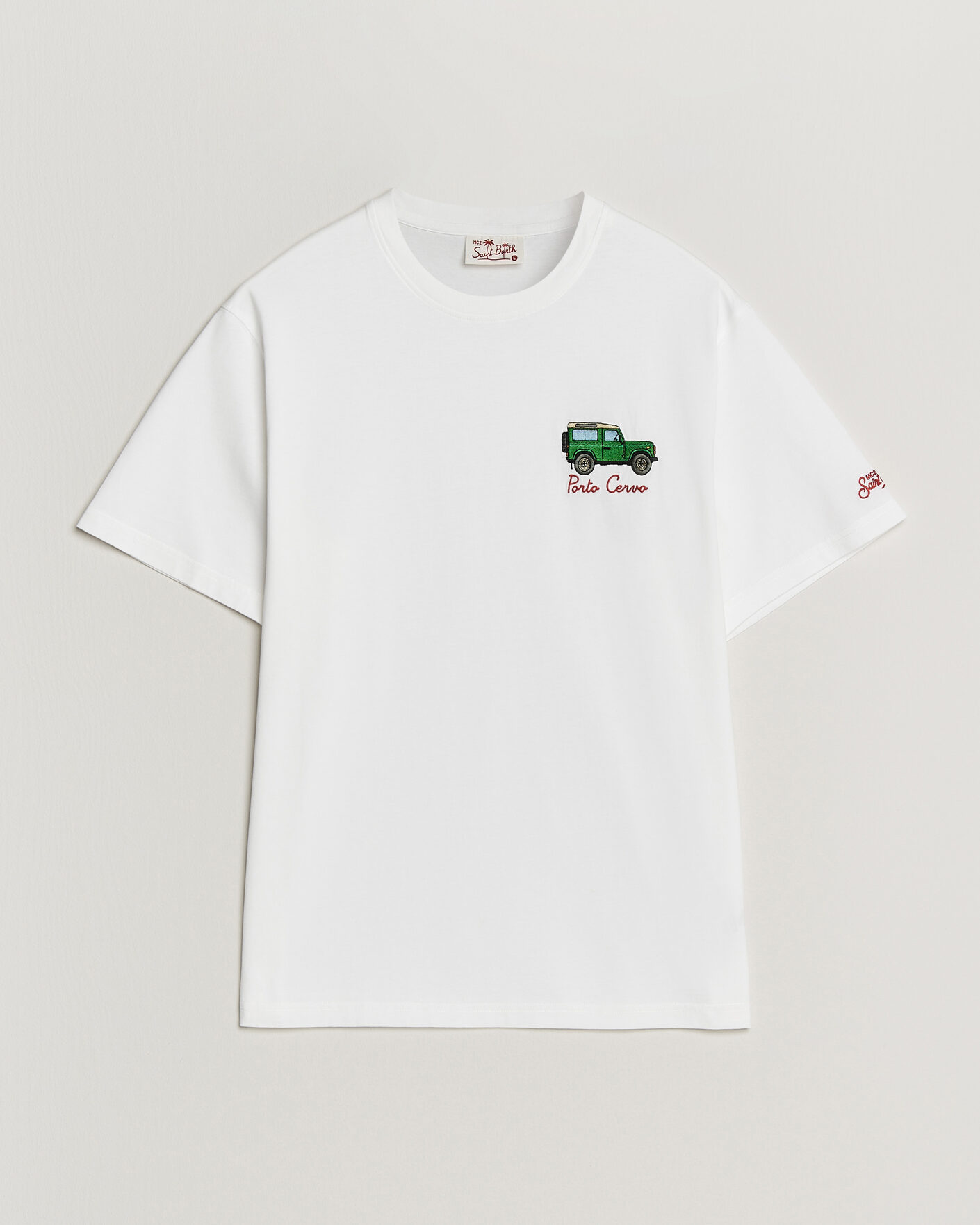 Men | T-Shirts | MC2 Saint Barth | Printed Cotton T-Shirt Car Cervo