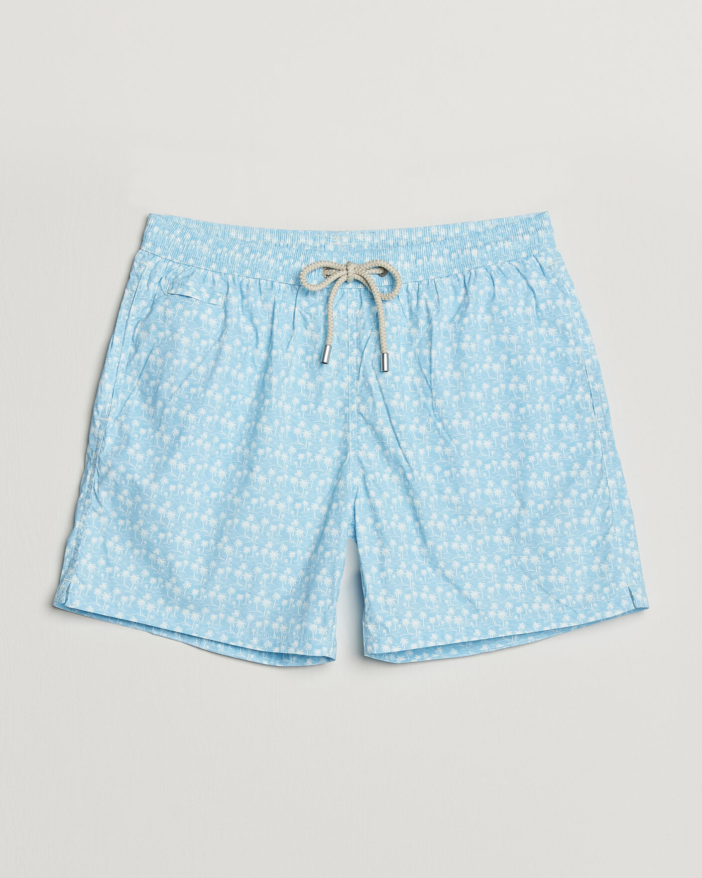 Men | Swimwear | MC2 Saint Barth | Printed Swim Shorts Blue Palms