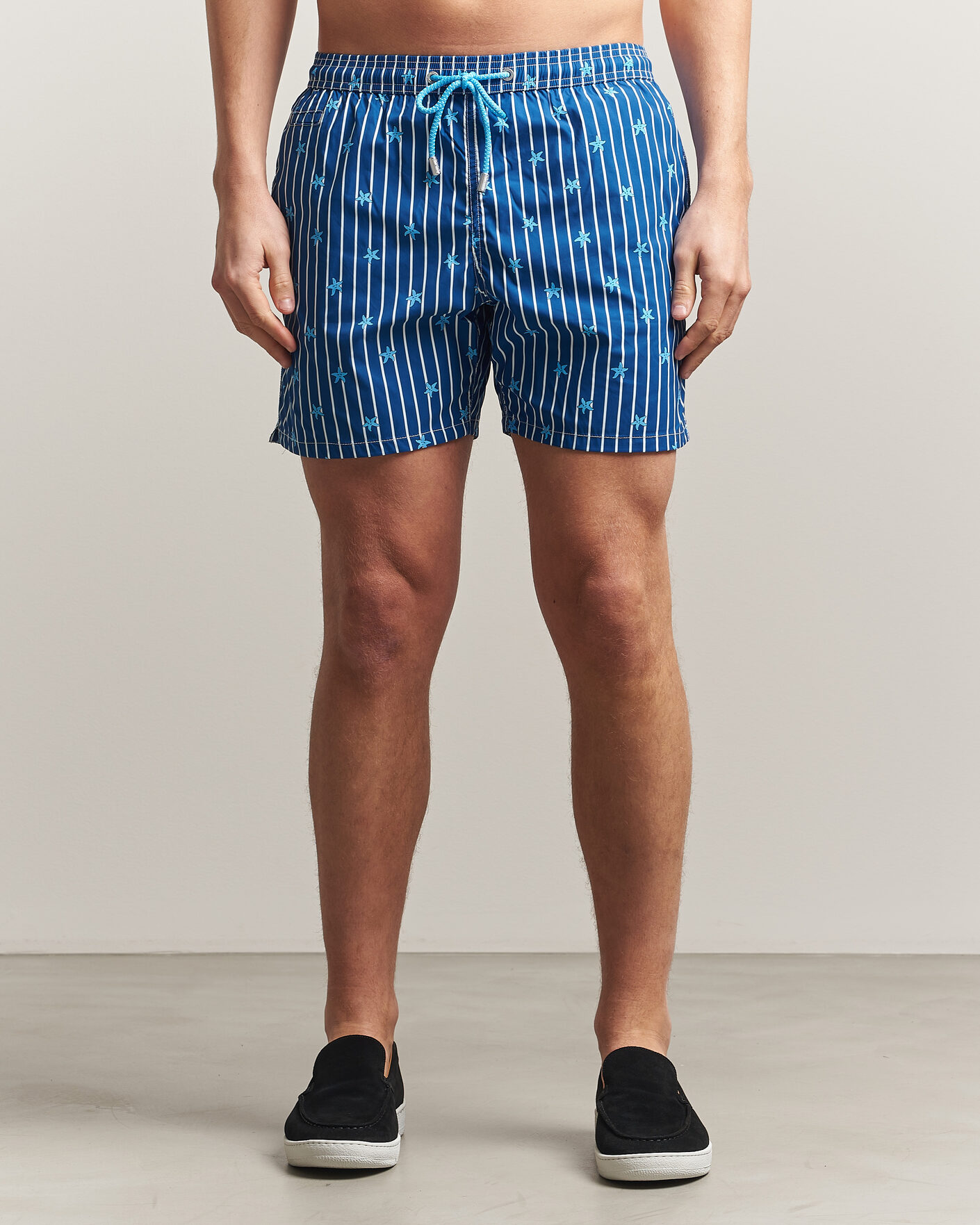 Men | Swimwear | MC2 Saint Barth | Printed Swim Shorts Blue Starfish