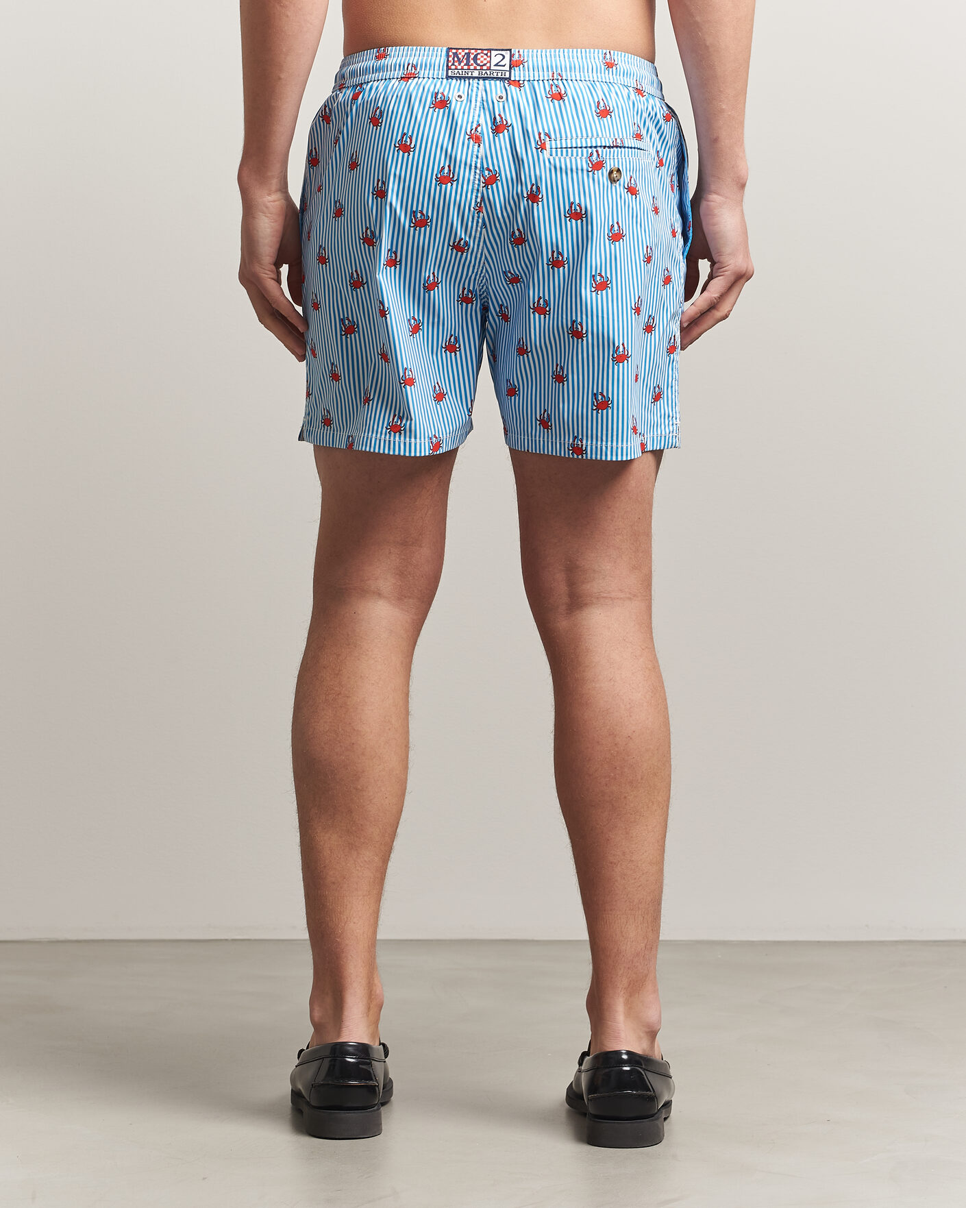 Men | Swimwear | MC2 Saint Barth | Printed Swim Shorts Blue Crabs