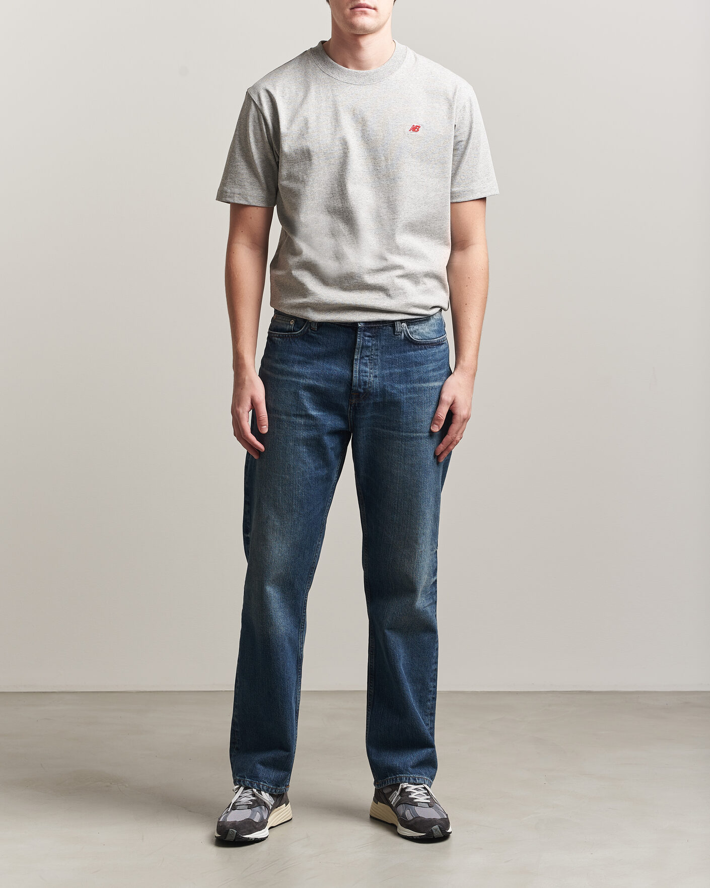 Men | T-Shirts | New Balance Made In US & UK | New Balance Made In USA Core T-Shirt Athletic Grey