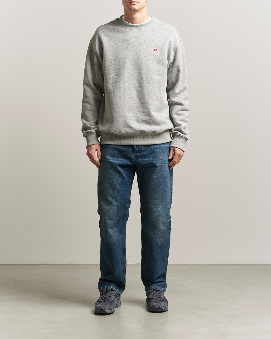 Men | Sweaters & Knitwear | New Balance Made In US & UK | New Balance Made In USA Core Sweatshirt Athletic Grey