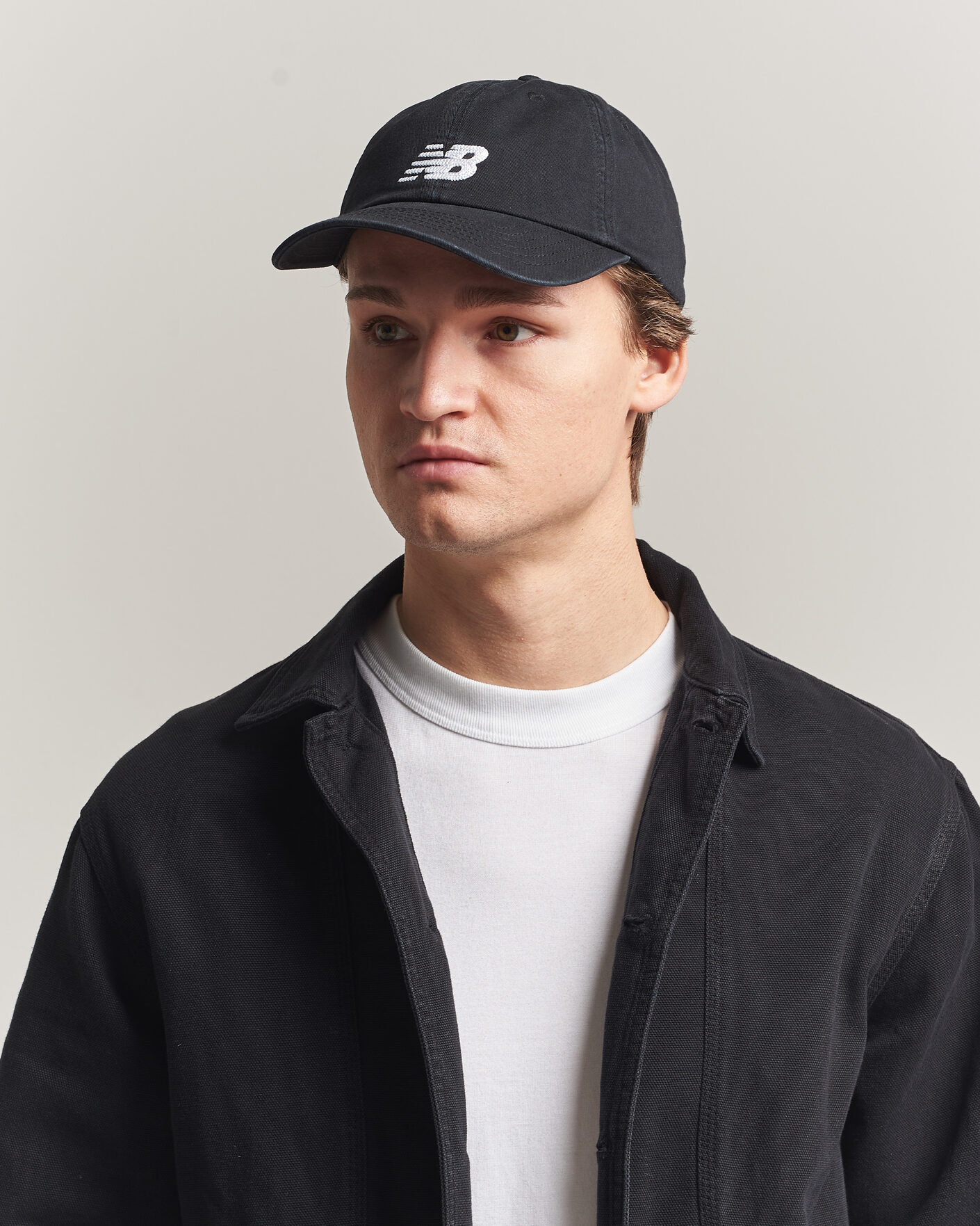 Men | Hats & Caps | New Balance | 6 Panel Logo Cap Black