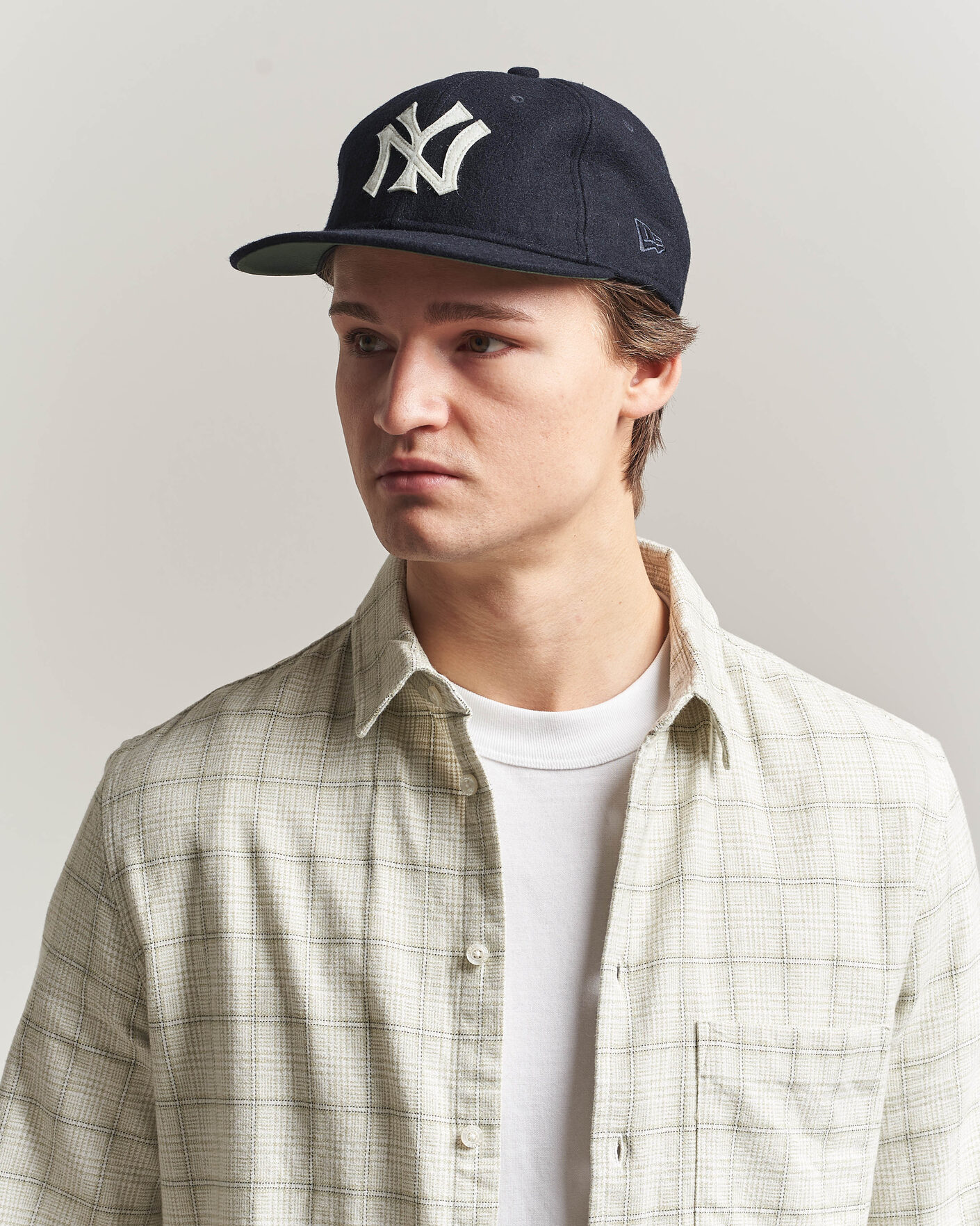 Men | Hats & Caps | New Era | Retro Crown 9Fifty Melton Wool Cap New York Yankees