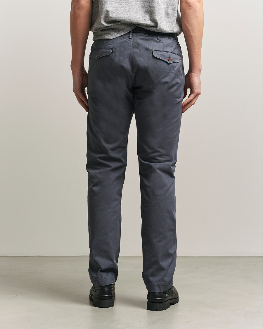 Men | Trousers | RRL | Officers Flat Pants Navy