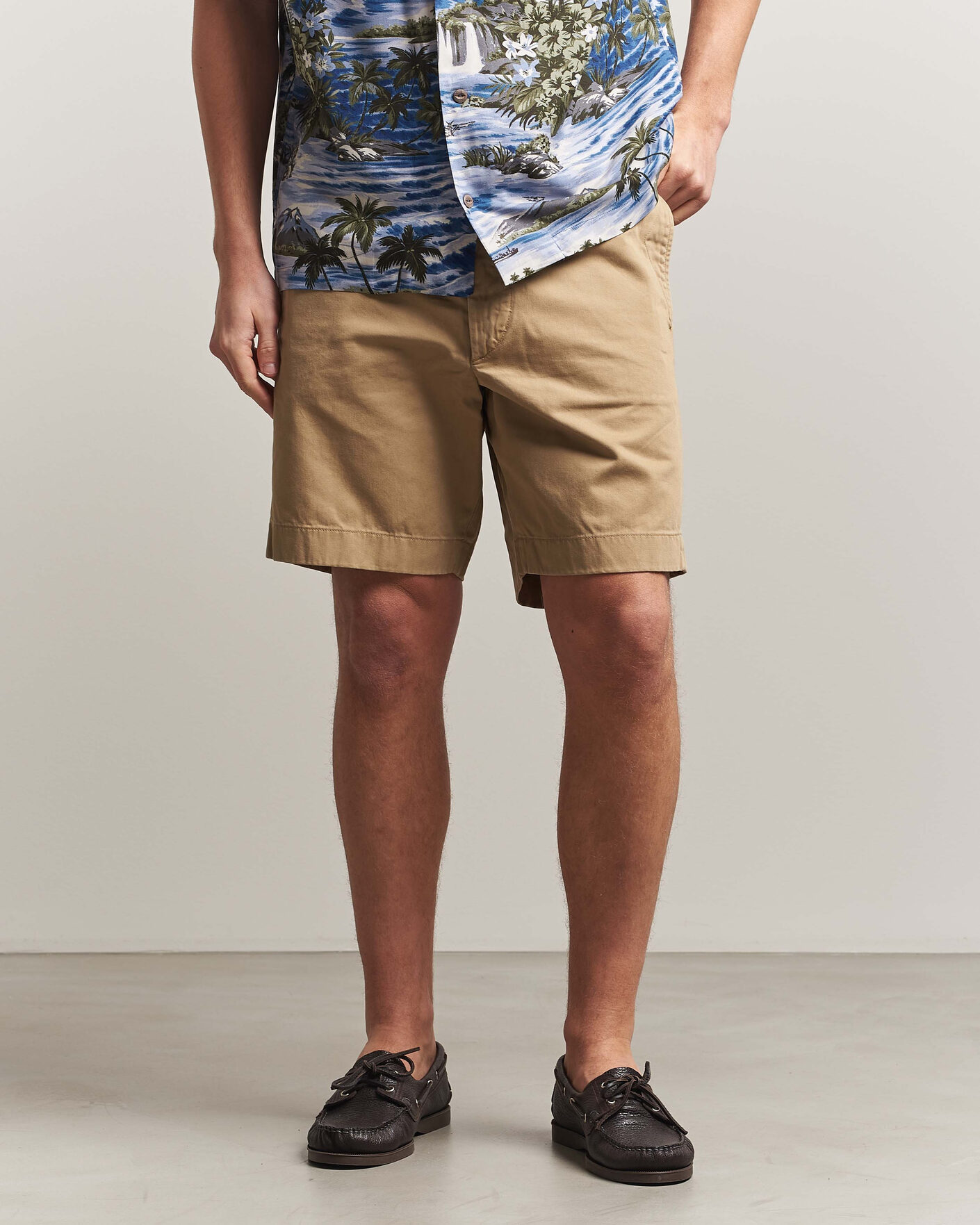 Men | Shorts | RRL | Officers Flat Shorts New Military Khaki