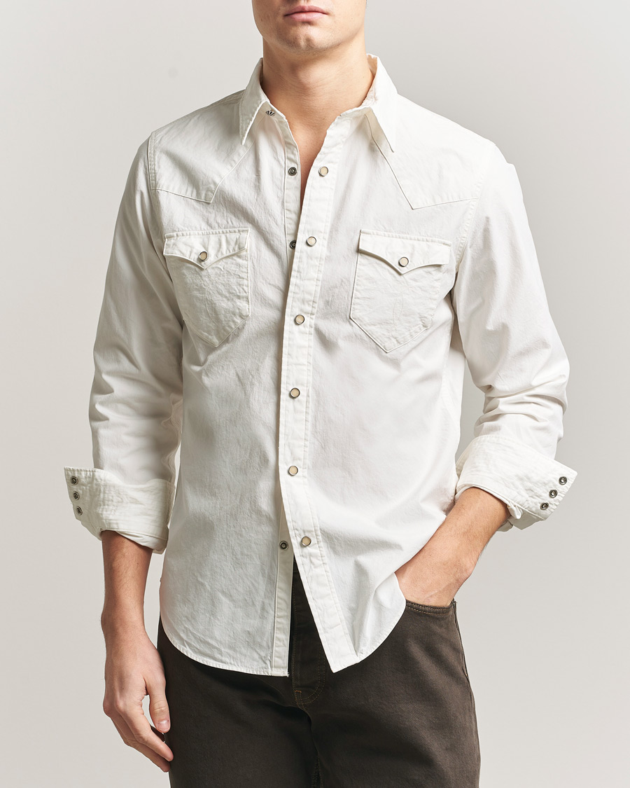 Men | Shirts | RRL | Buffalo Western Shirt White