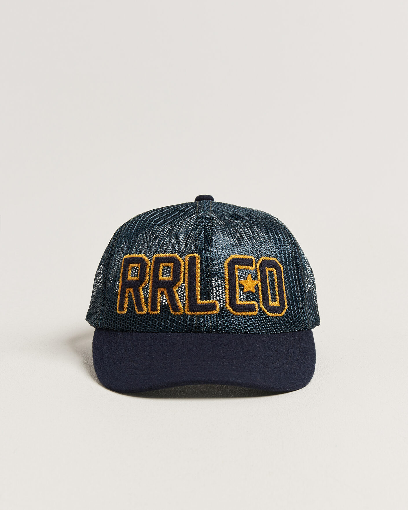 Men | Hats & Caps | RRL | Mesh Trucker Cap Navy