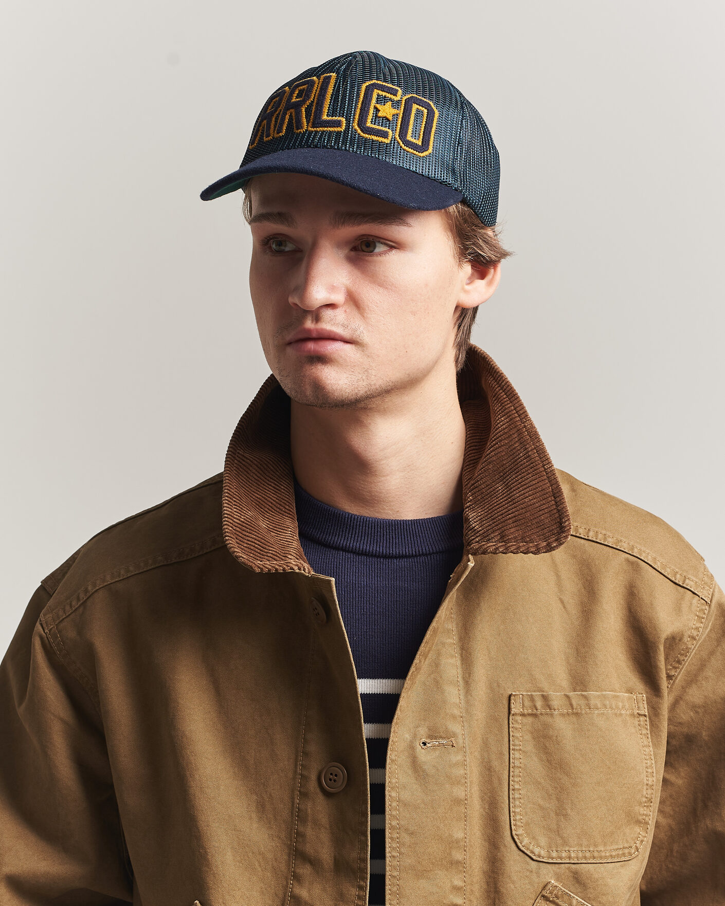 Men | Hats & Caps | RRL | Mesh Trucker Cap Navy