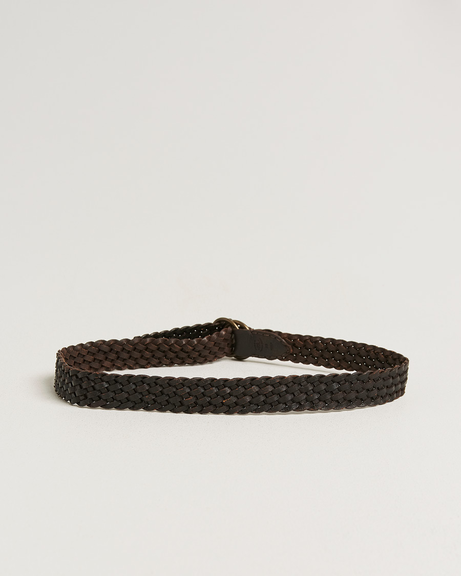Men | Belts | RRL | Braided Belt Dark Brown