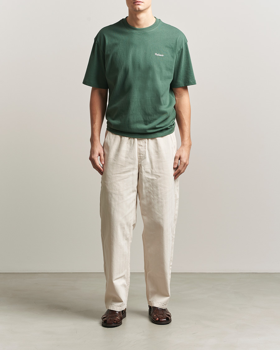 Men | T-Shirts | Palmes | Stitch T-Shirt Dark Green