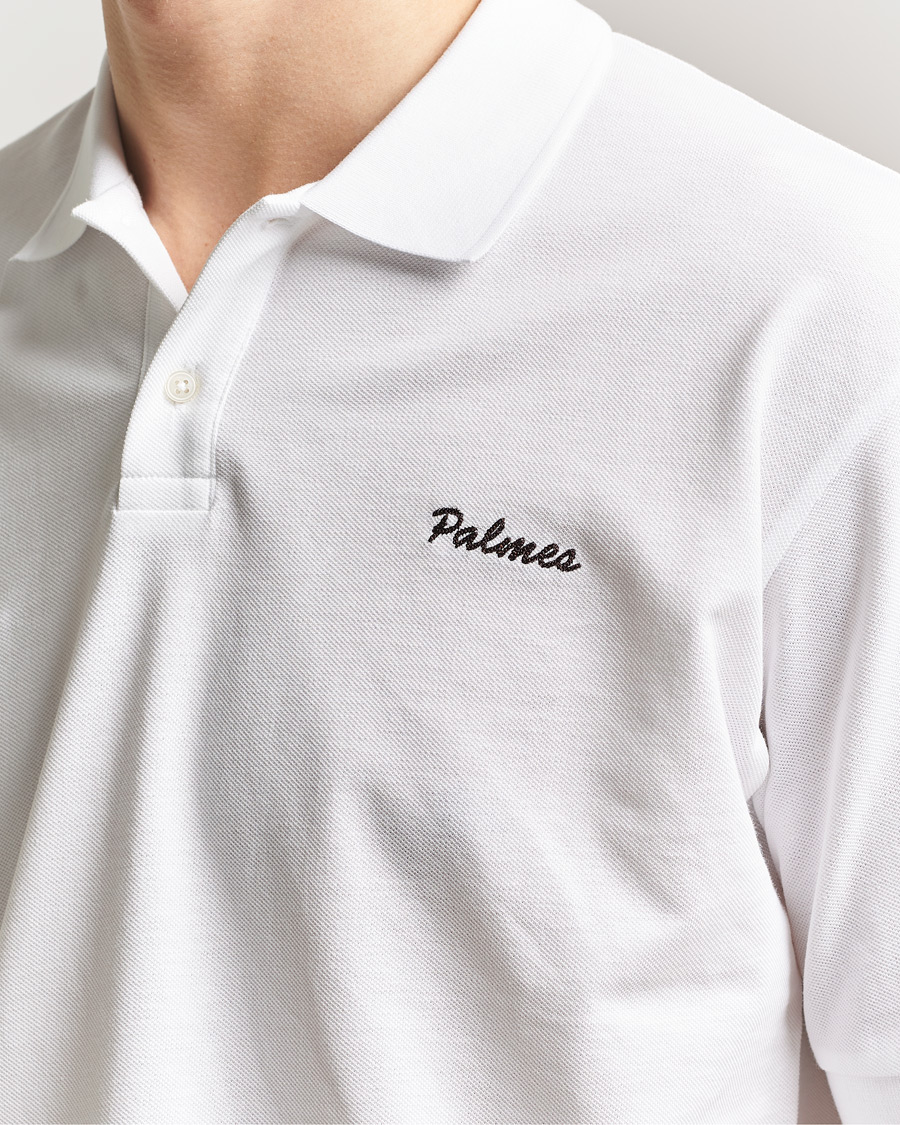 Men | Polo Shirts | Palmes | Stitch Piquet Polo White
