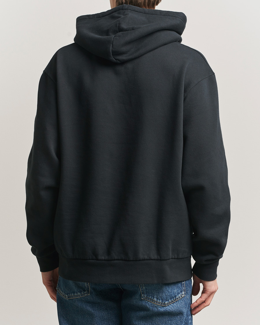 Men | Sweaters & Knitwear | Palmes | Stitch Hooded Sweatshirt Black