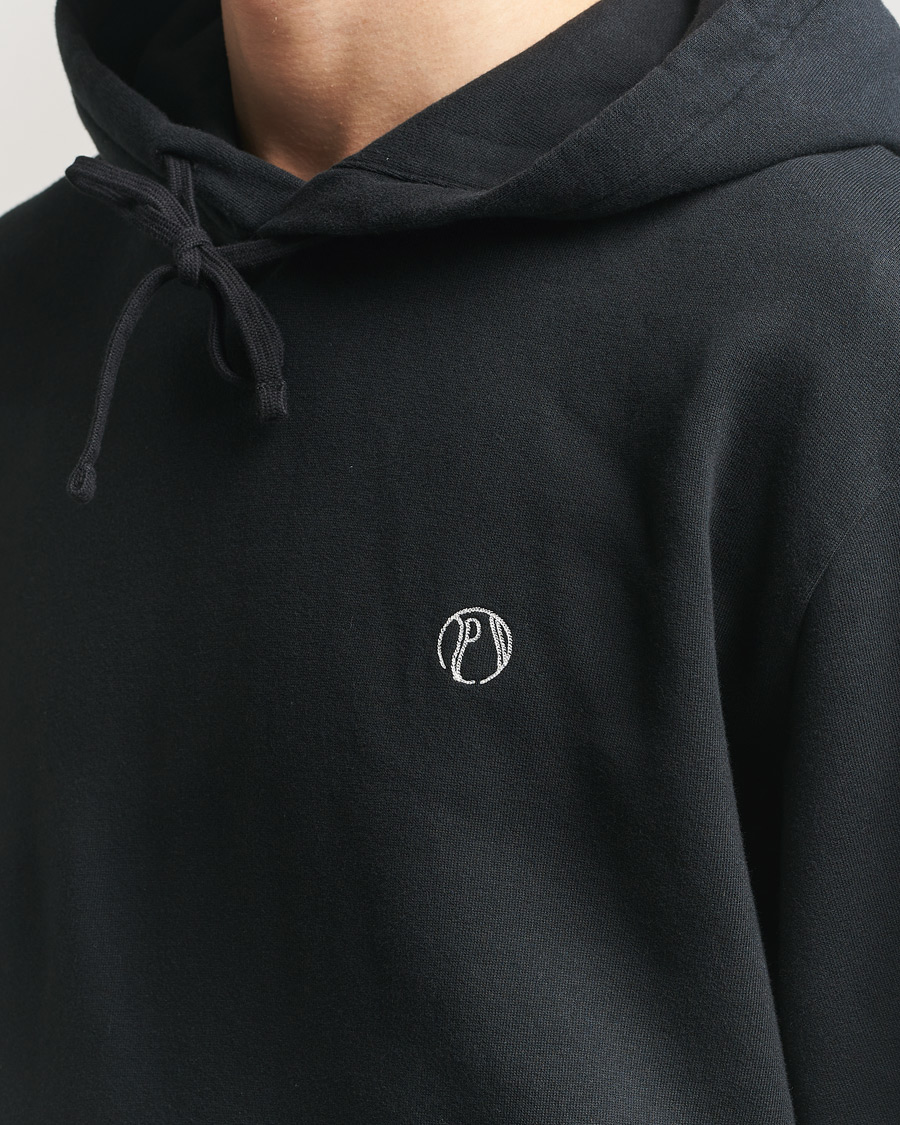 Men | Sweaters & Knitwear | Palmes | Stitch Hooded Sweatshirt Black
