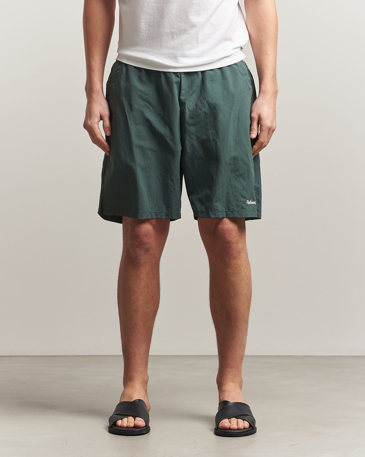 Men | Shorts | Palmes | Stitch Tennis Shorts Dark Green