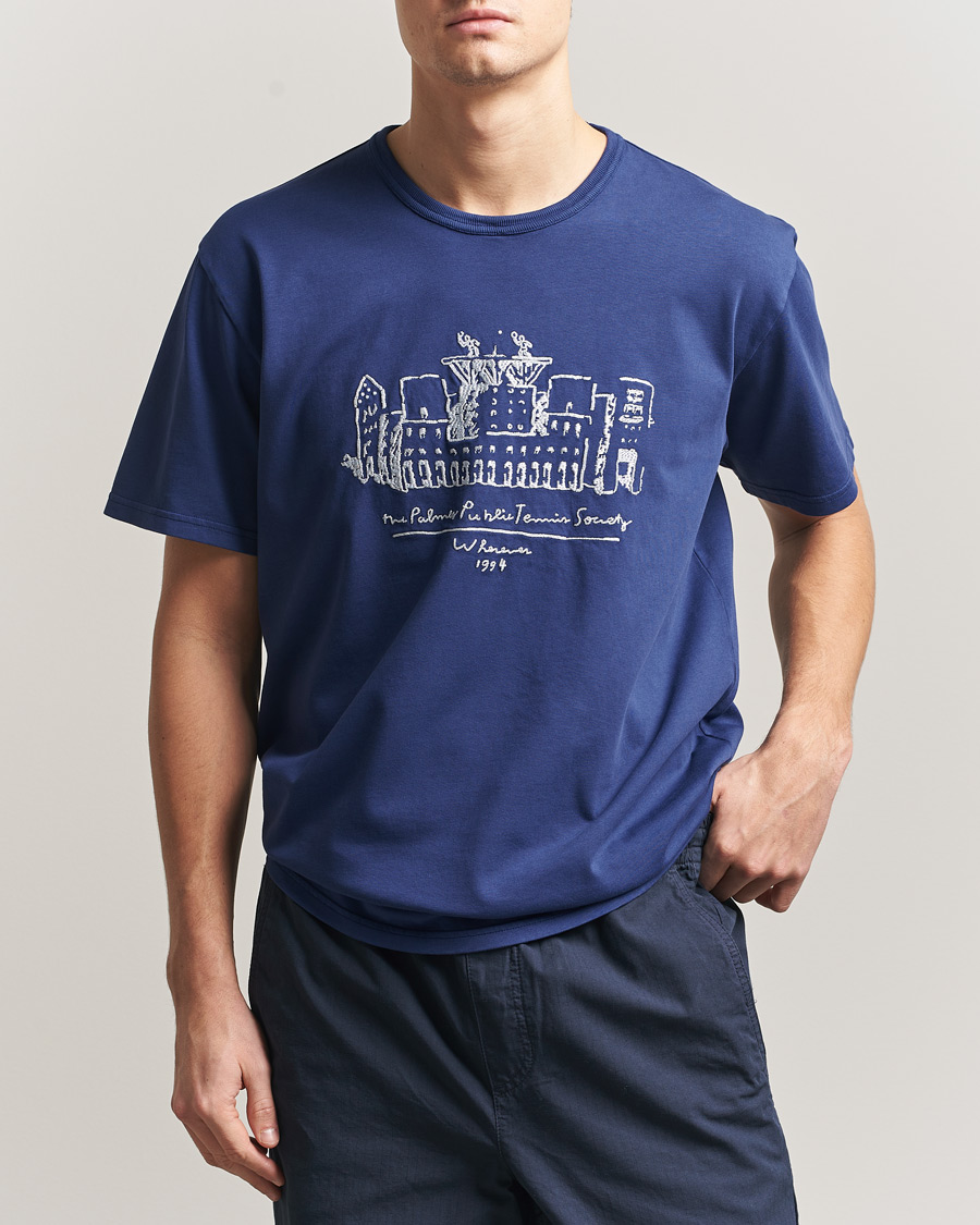 Men | T-Shirts | Palmes | Public T-Shirt Blue