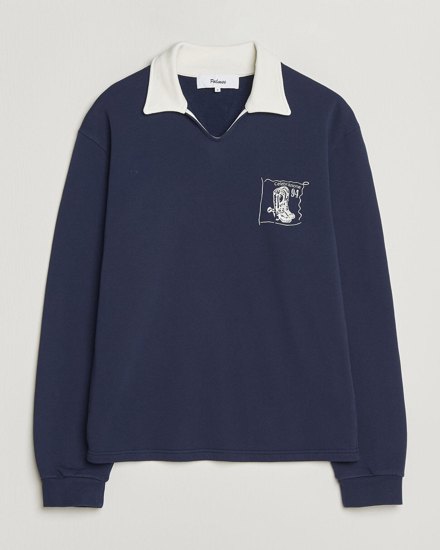 Men | Sweaters & Knitwear | Palmes | Boot Open Rugby Shirt Navy