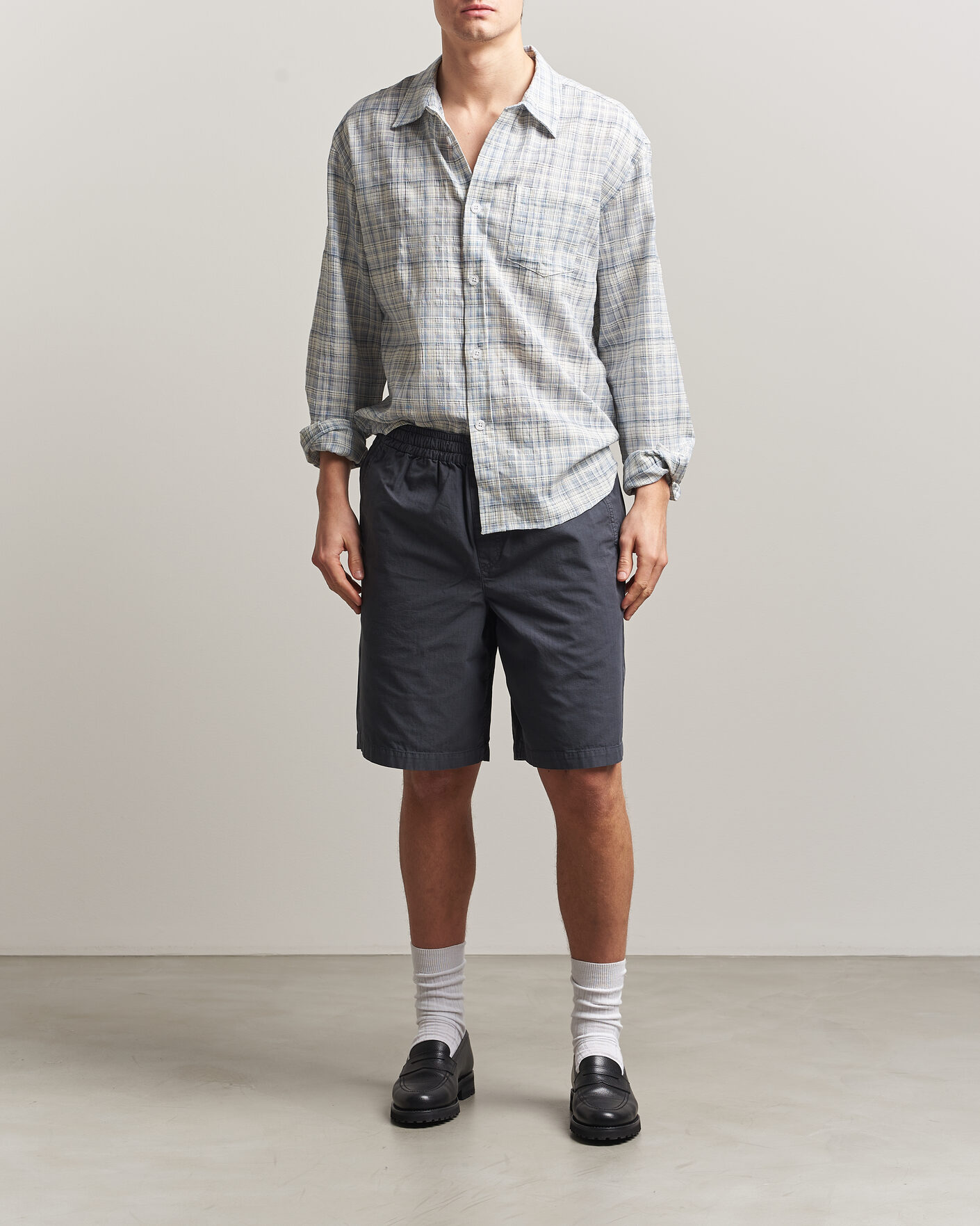 Men | Shorts | Palmes | Lucien Shorts Charcoal