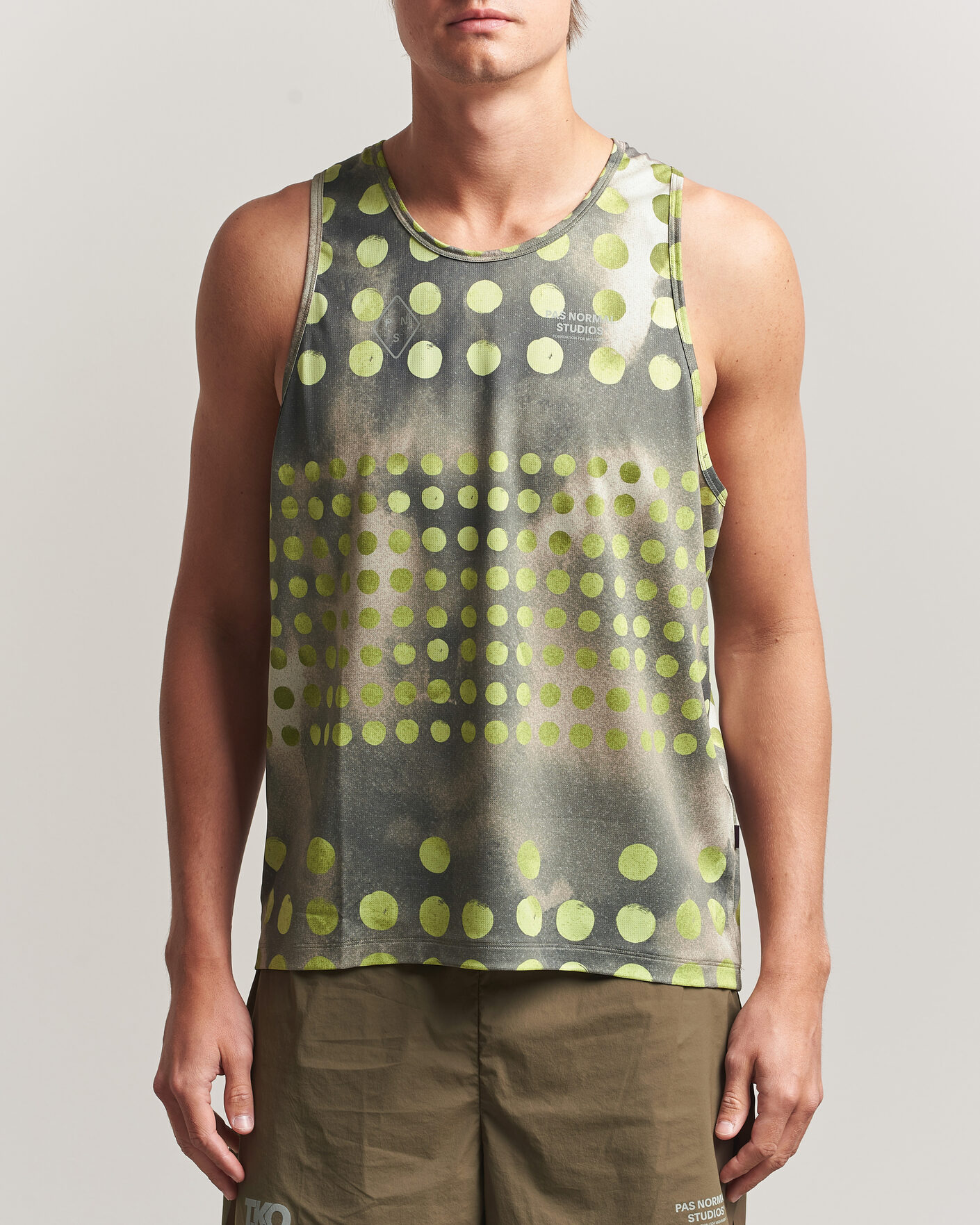 Men | T-Shirts | Pas Normal Studios | TKO Balance Singlet Moss Green