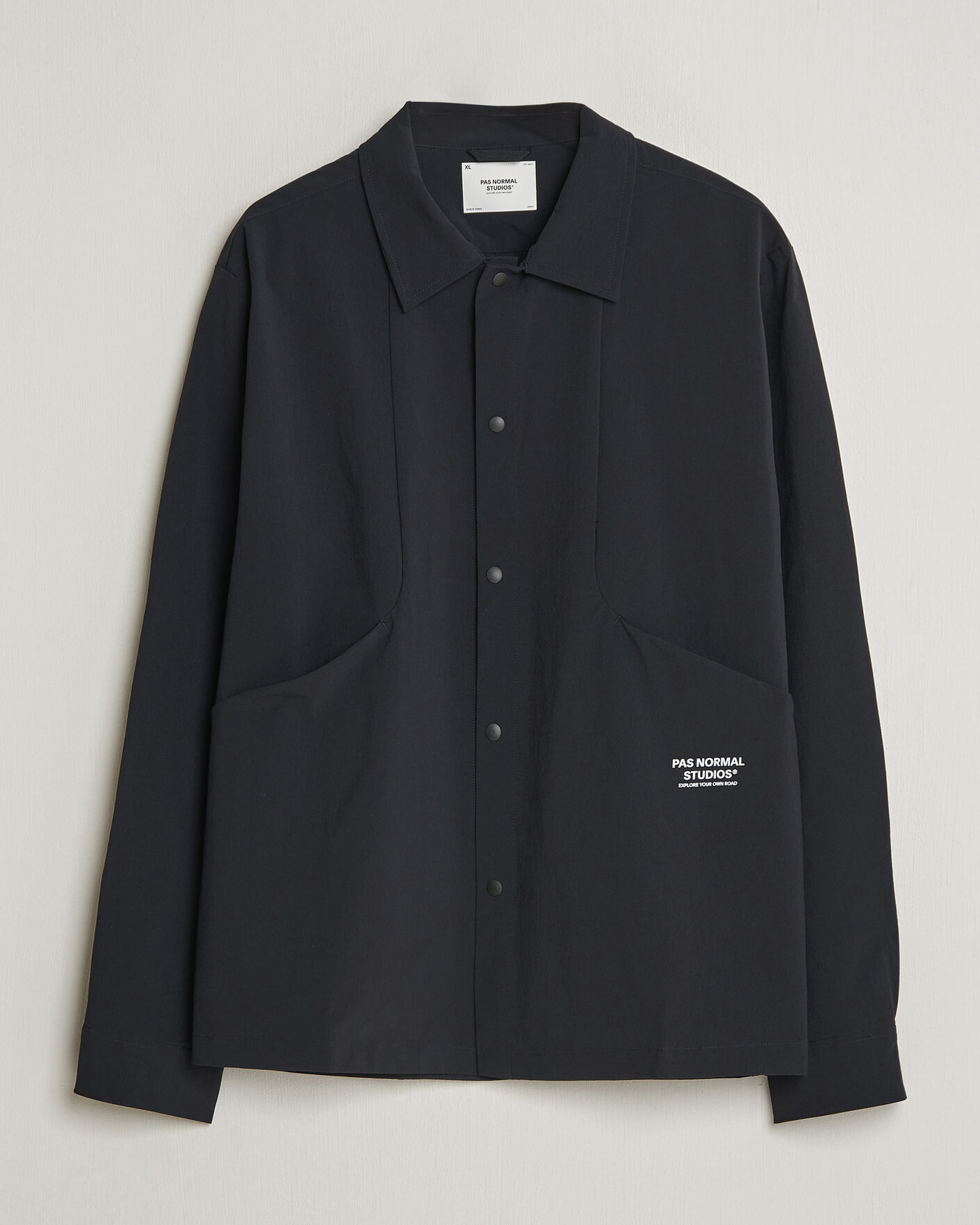 Men | Shirts | Pas Normal Studios | Off Race Tech Overshirt Black