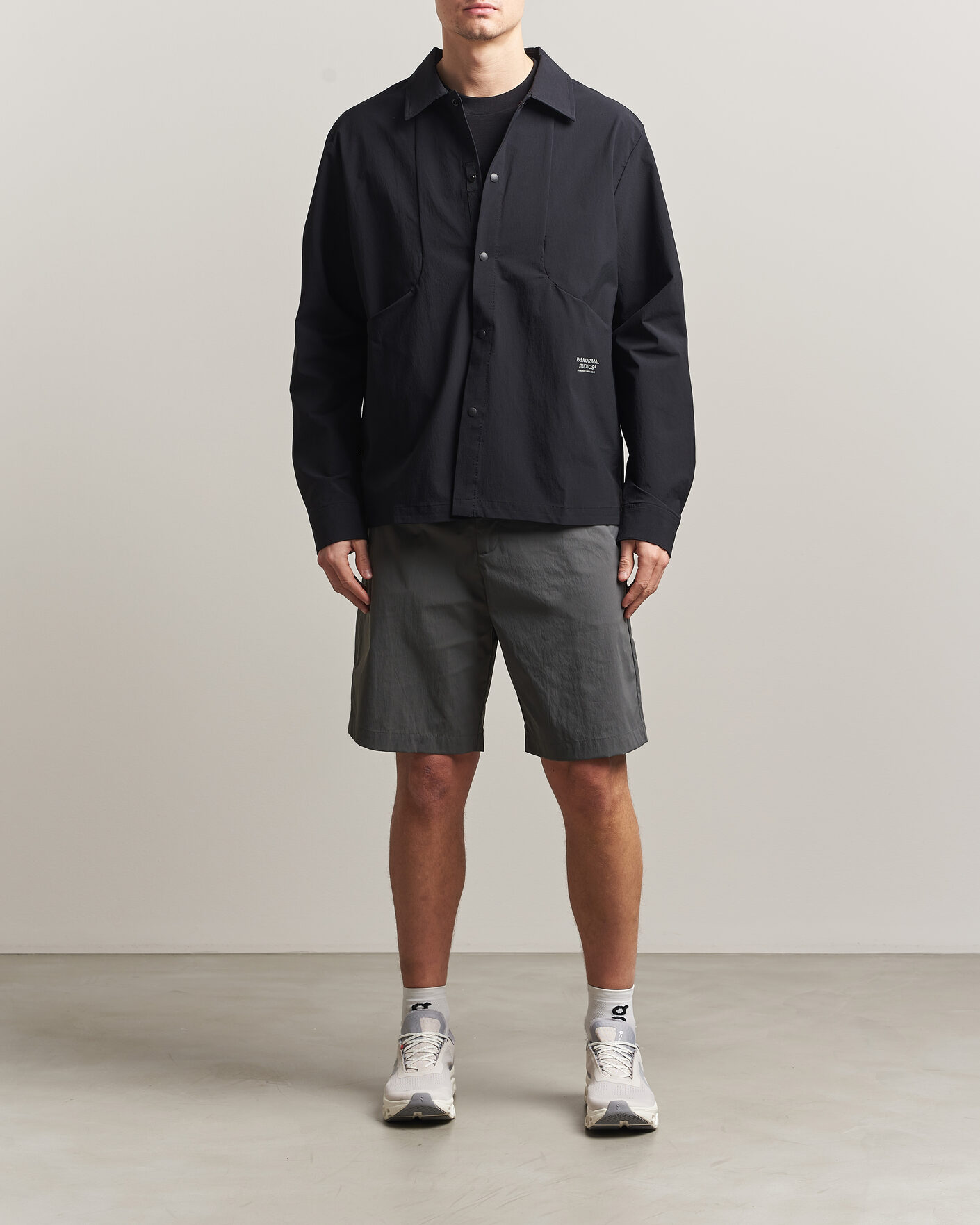 Men | Shirts | Pas Normal Studios | Off Race Tech Overshirt Black