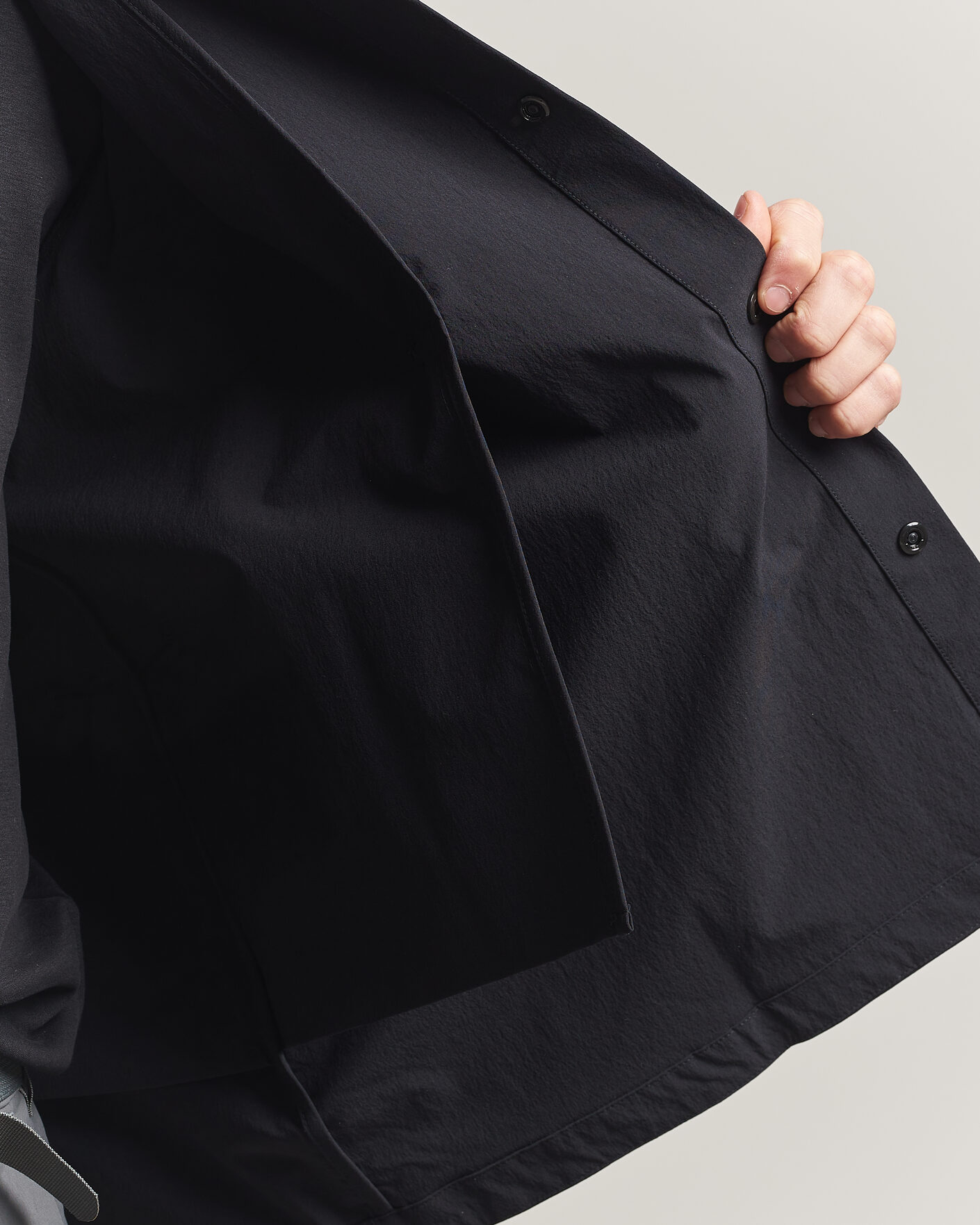 Men | Shirts | Pas Normal Studios | Off Race Tech Overshirt Black