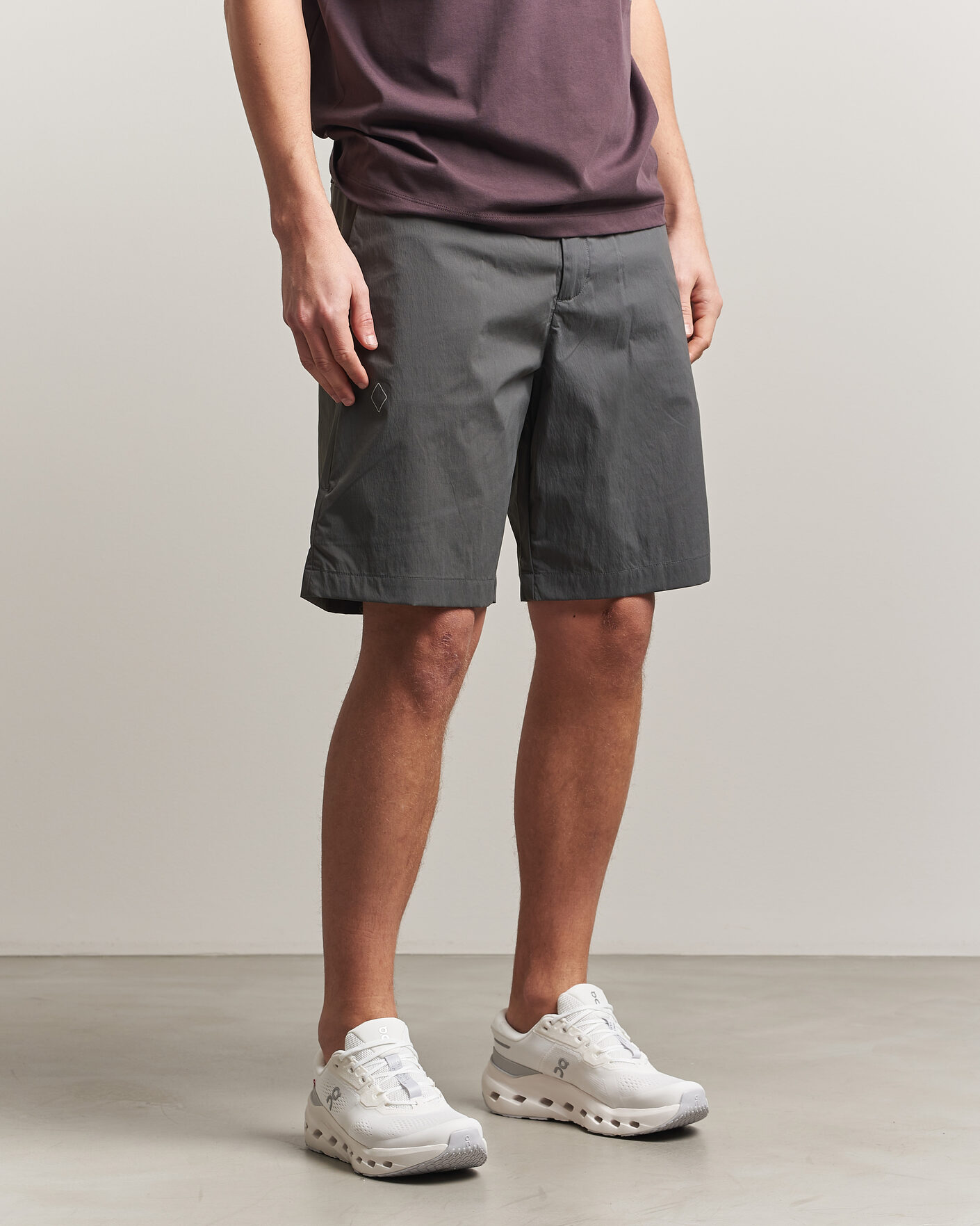Men | Shorts | Pas Normal Studios | Off Race Light Tech Shorts Dark Grey
