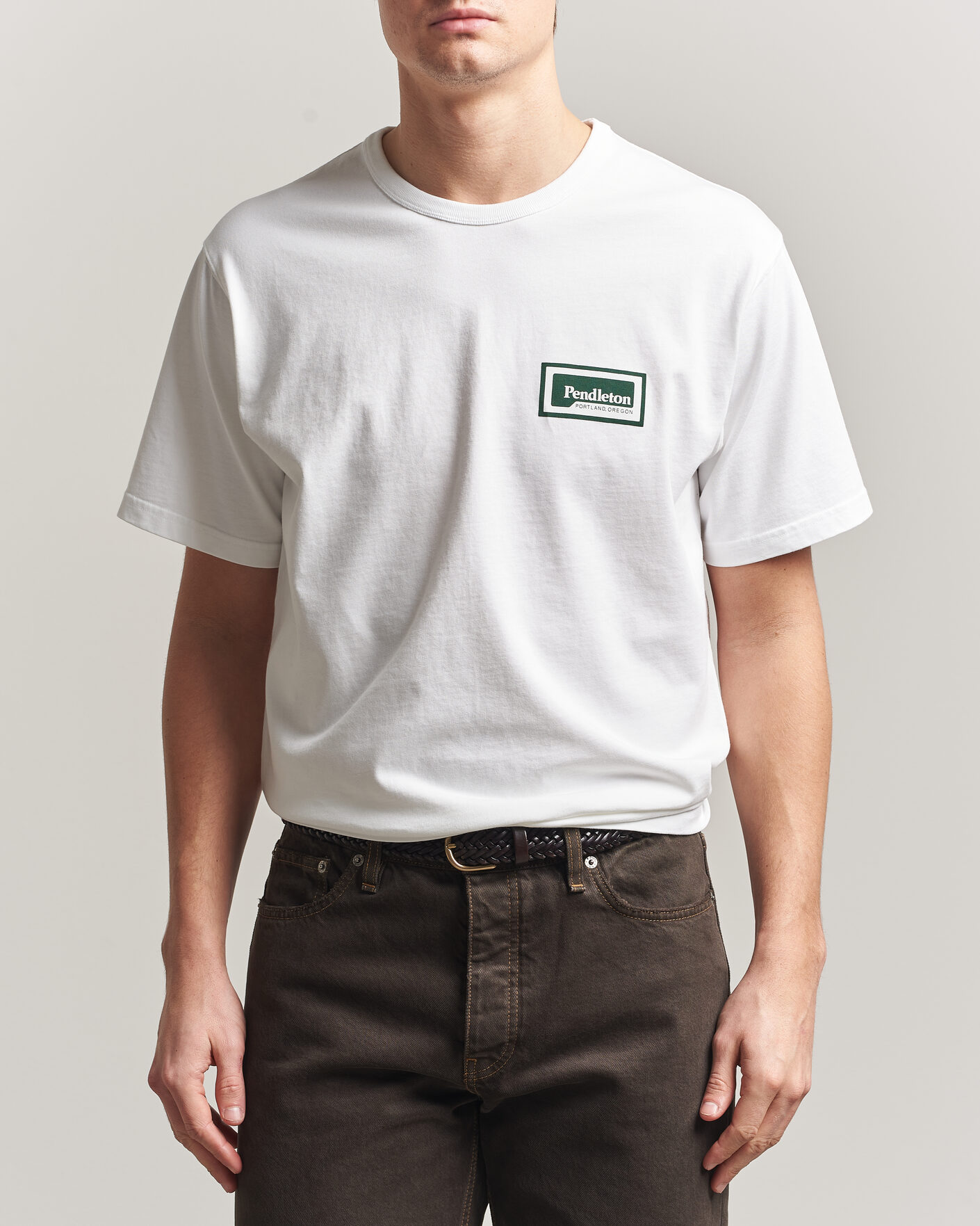 Men | T-Shirts | Pendleton | Patch Graphic Tee White