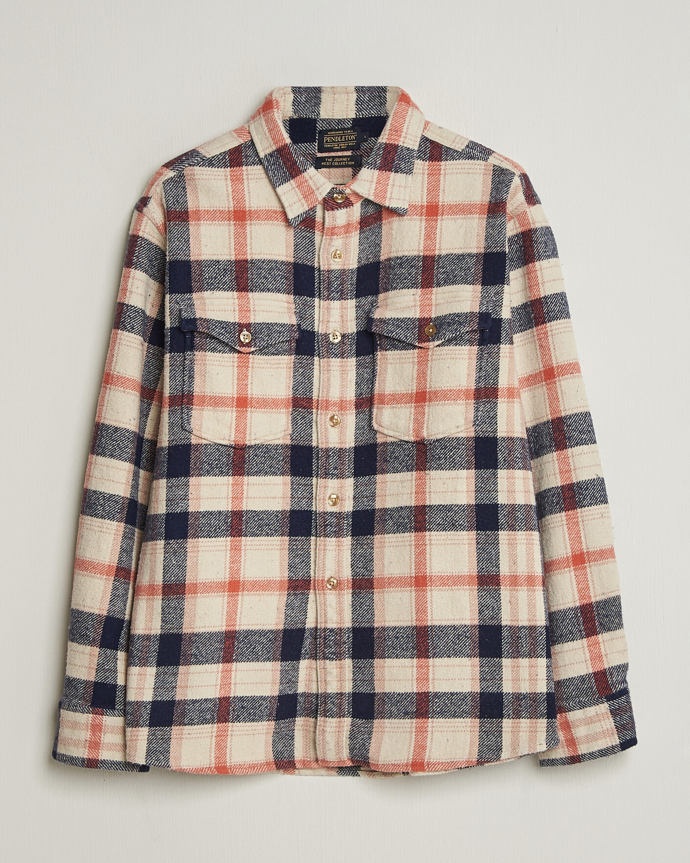 Men | Shirts | Pendleton | Big Pocket Shirt Silver Lining