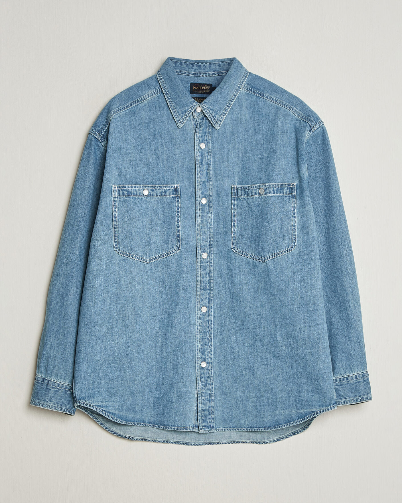 Men | Shirts | Pendleton | Western Workshirt Stone Wash