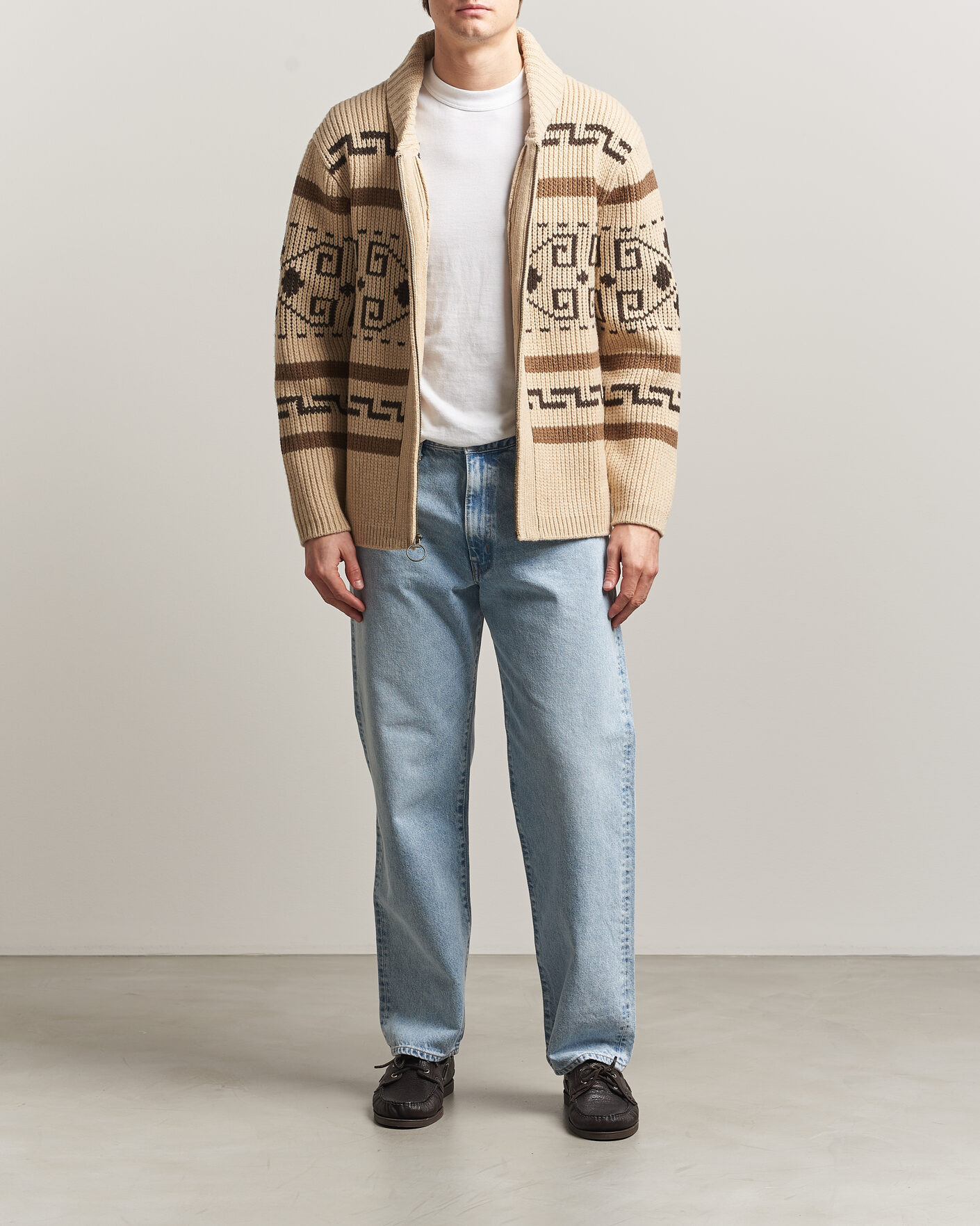 Men | Sweaters & Knitwear | Pendleton | Original Westerley Cardigan Tan/Brown