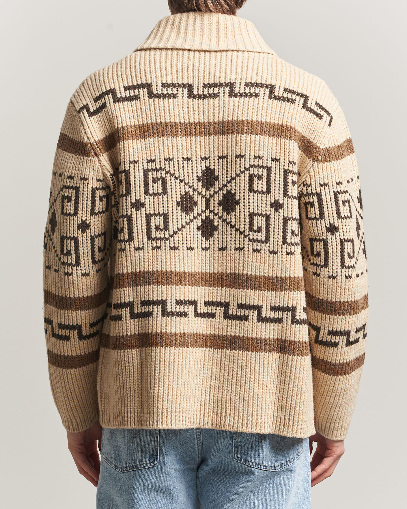 Men | Sweaters & Knitwear | Pendleton | Original Westerley Cardigan Tan/Brown