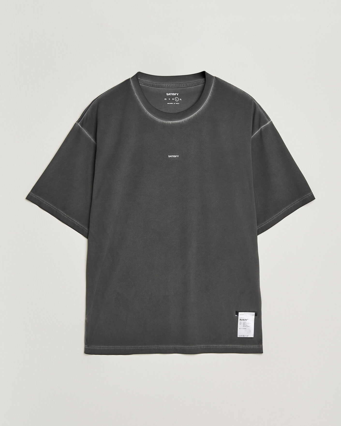 Men | T-Shirts | Satisfy | AuraLite T-Shirt Pigment Black