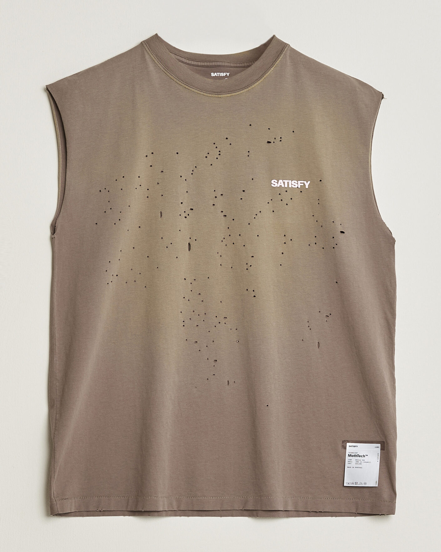 Men | T-Shirts | Satisfy | MothTech Muscle Tee Sun Bleached Falcon