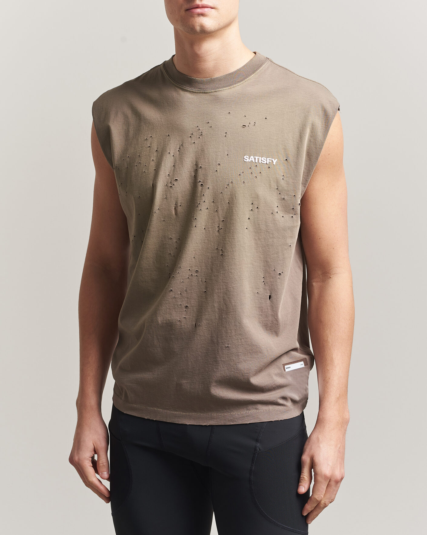 Men | T-Shirts | Satisfy | MothTech Muscle Tee Sun Bleached Falcon