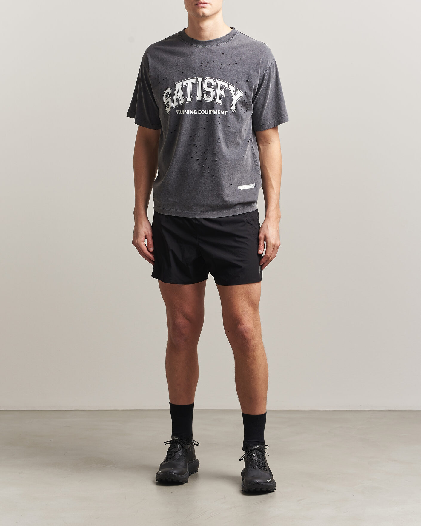 Men | T-Shirts | Satisfy | MothTech T-Shirt Aged Black