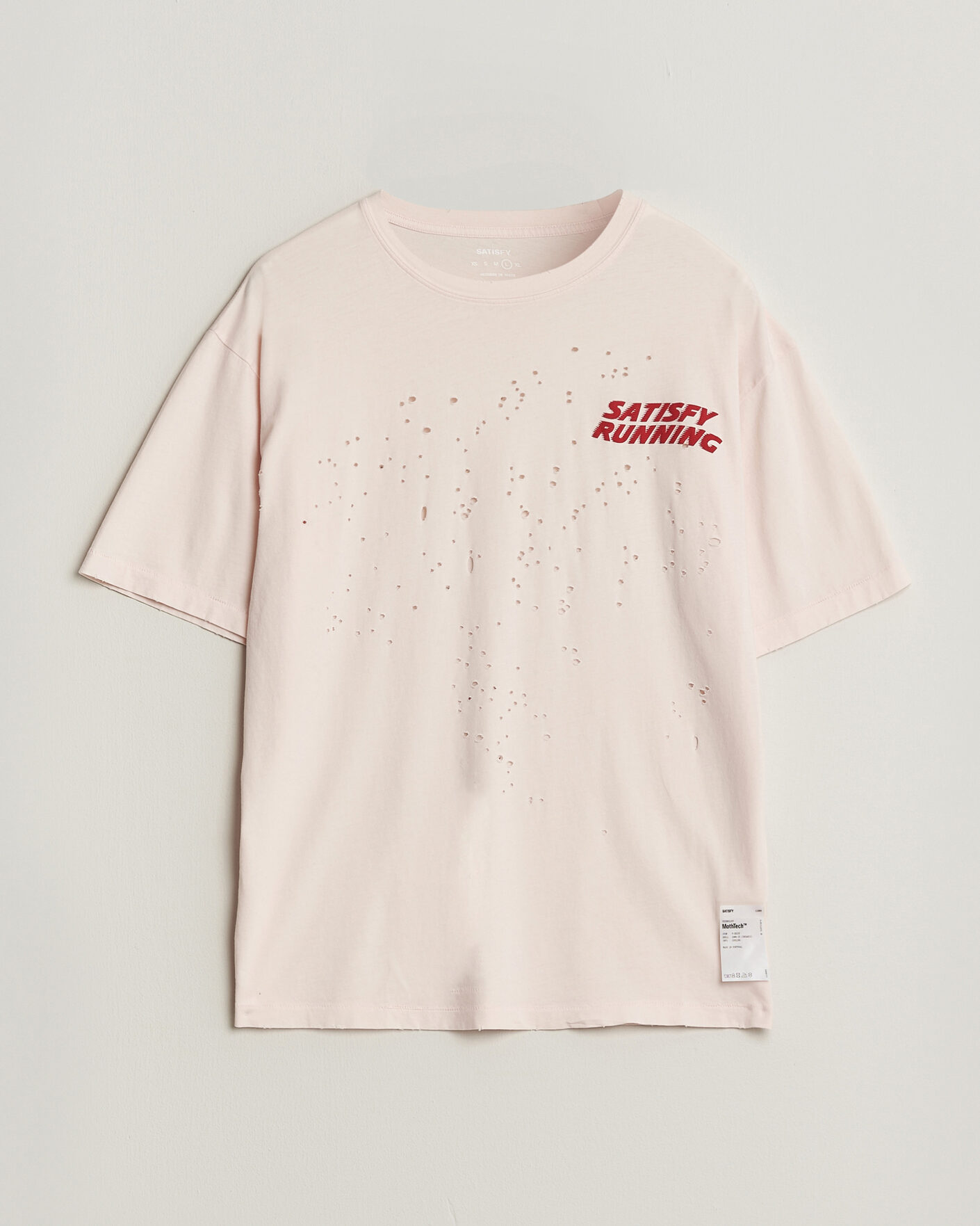 Men | T-Shirts | Satisfy | MothTech T-Shirt Sun Bleached Rosewater
