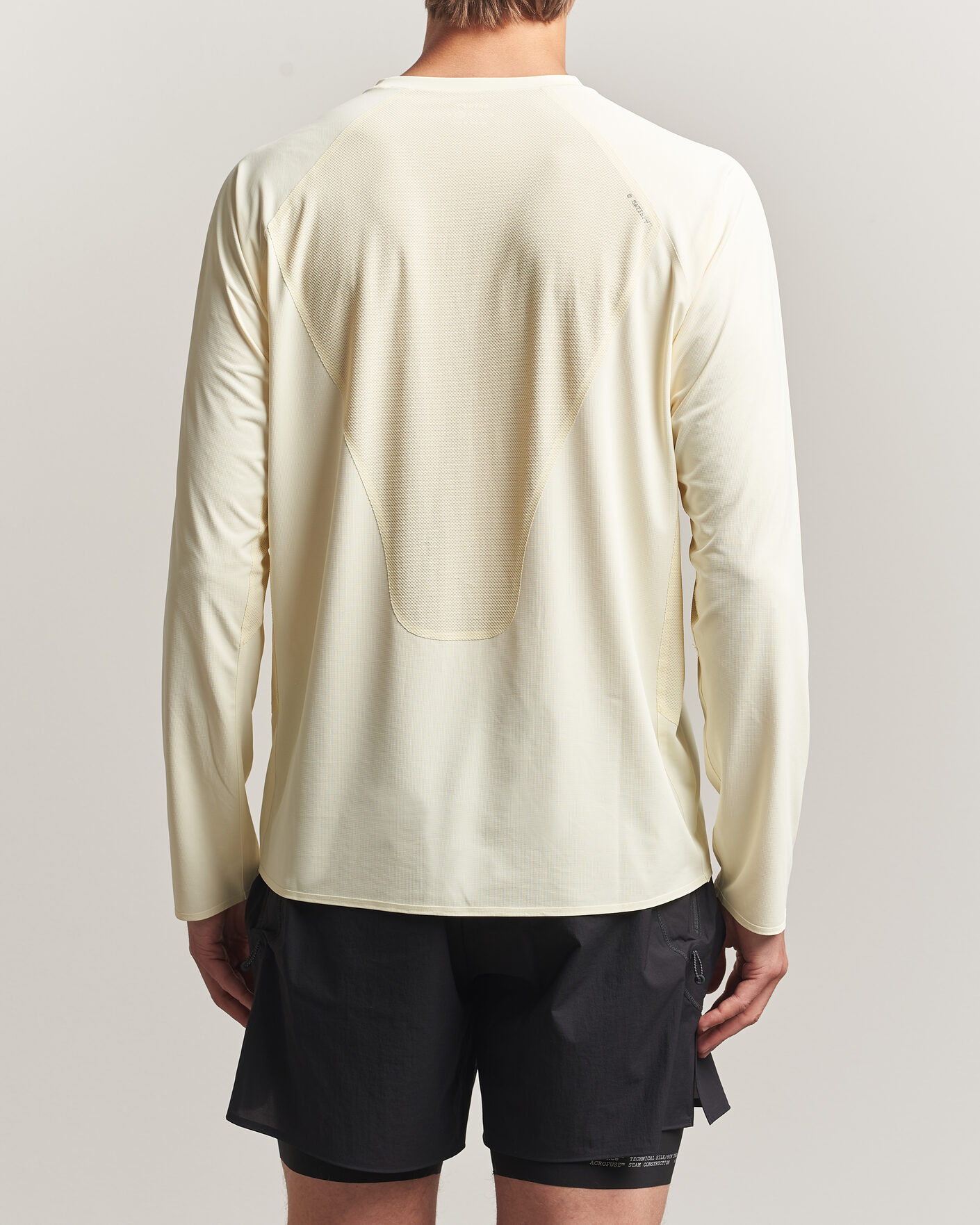 Men | T-Shirts | Satisfy | AuraLite UV Long Sleeve T-Shirt Transparent Yellow