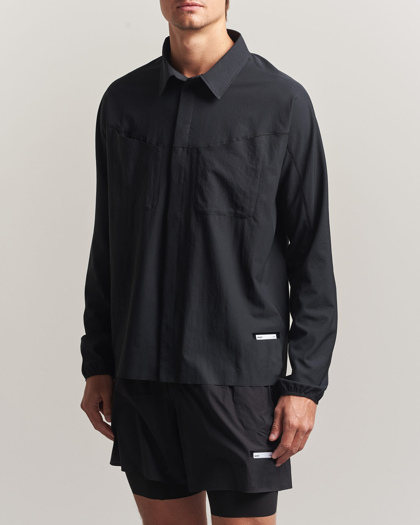 Men | Shirts | Satisfy | PeaceShell River Shirt Black