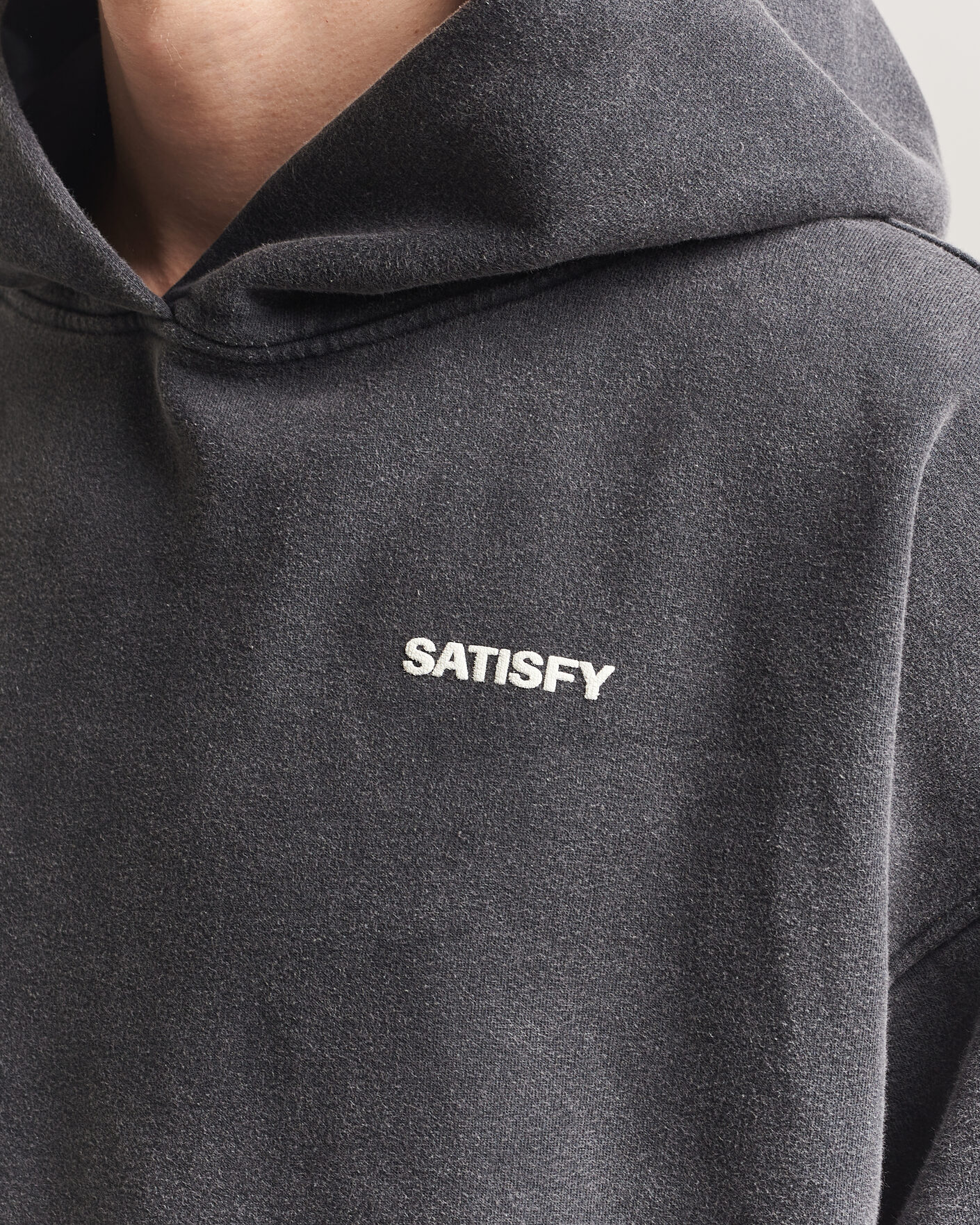 Men | Sweaters & Knitwear | Satisfy | SoftCell Hoodie Aged Black