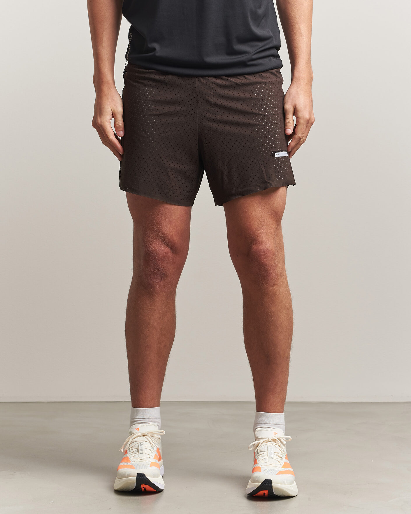 Men | Shorts | Satisfy | Space-O 5 Inch Shorts Deep Mahogany