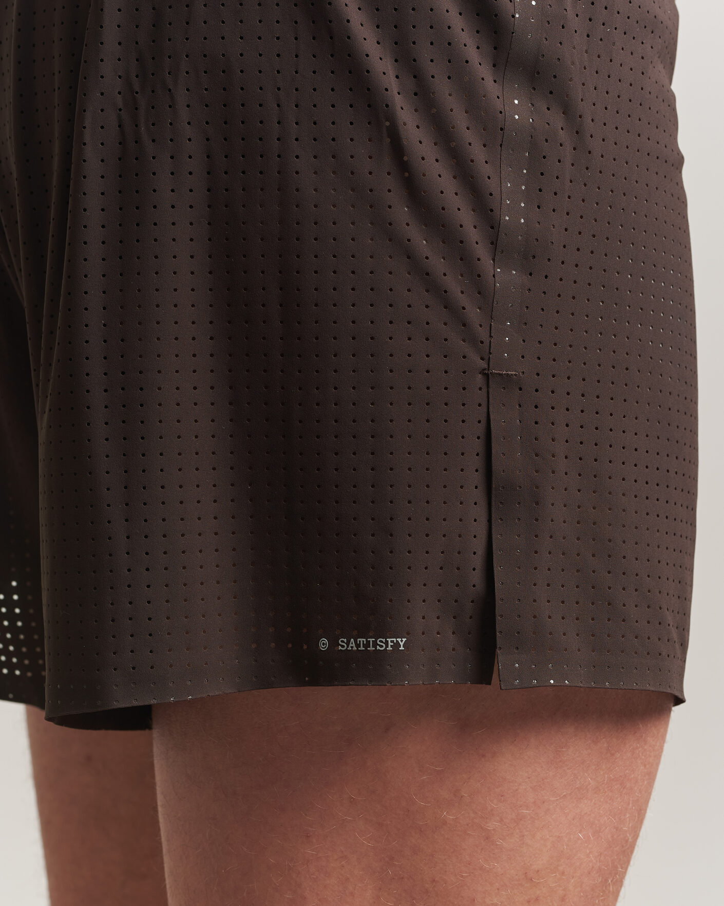Men | Shorts | Satisfy | Space-O 5 Inch Shorts Deep Mahogany