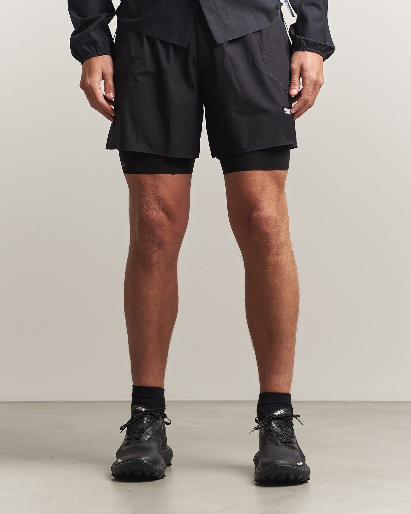 Satisfy Rippy Cordura 5 Inch Shorts Black at CareOfCarl.com