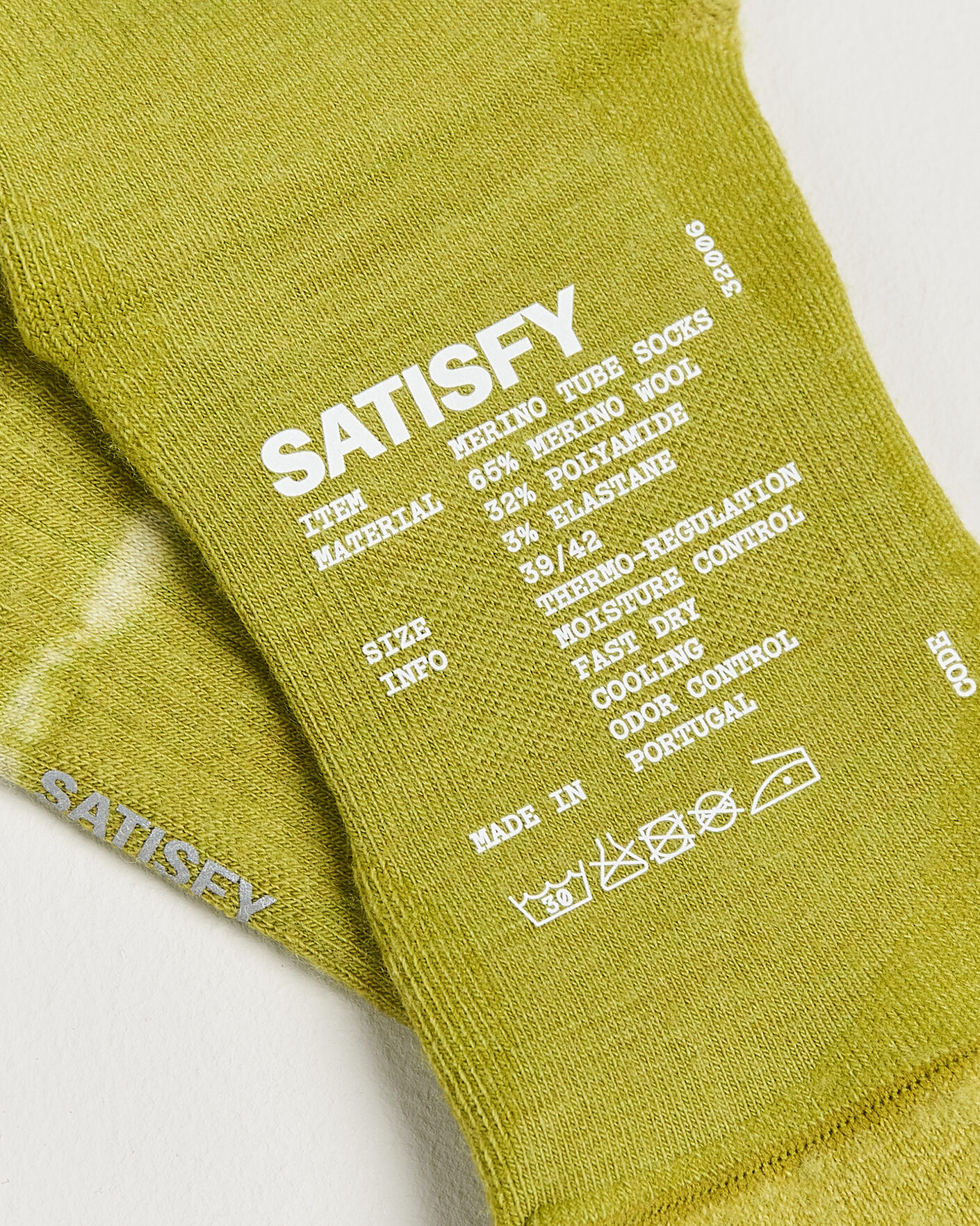 Men | Underwear & Socks | Satisfy | Merino Tube Socks Tie Dye Covert Green