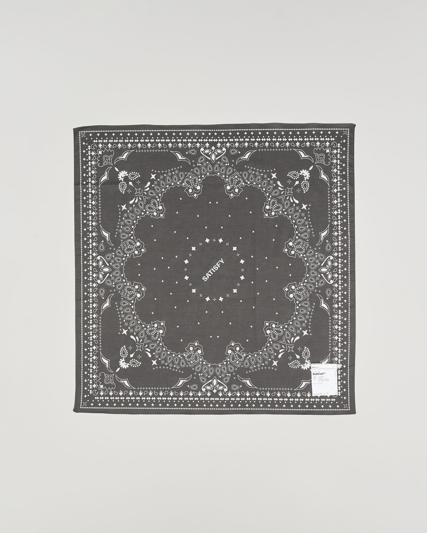 Men | Pocket Squares | Satisfy | SoftCell Bandana Dark Shadow